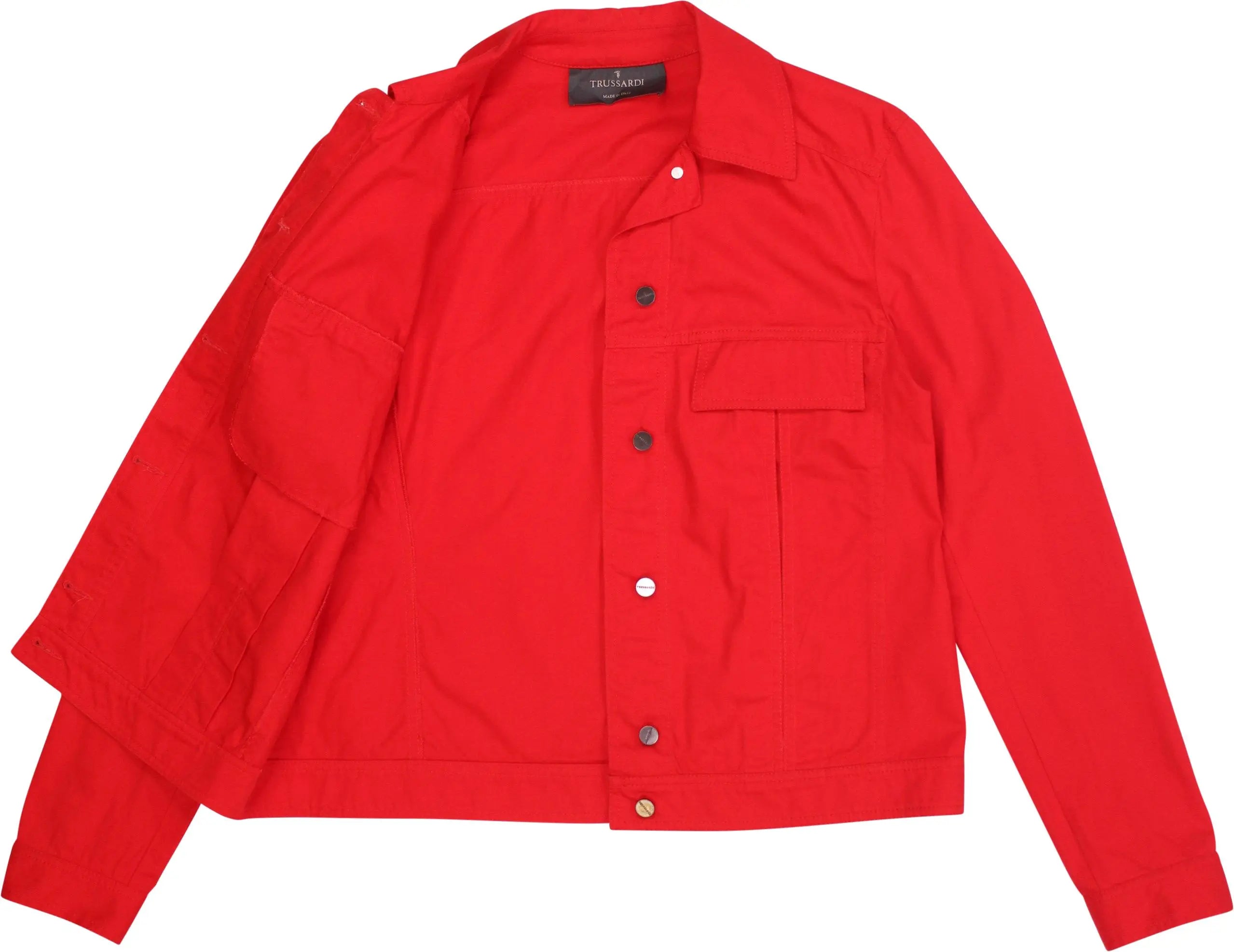 Trussardi - Red Jacket by Trussardi- ThriftTale.com - Vintage and second handclothing