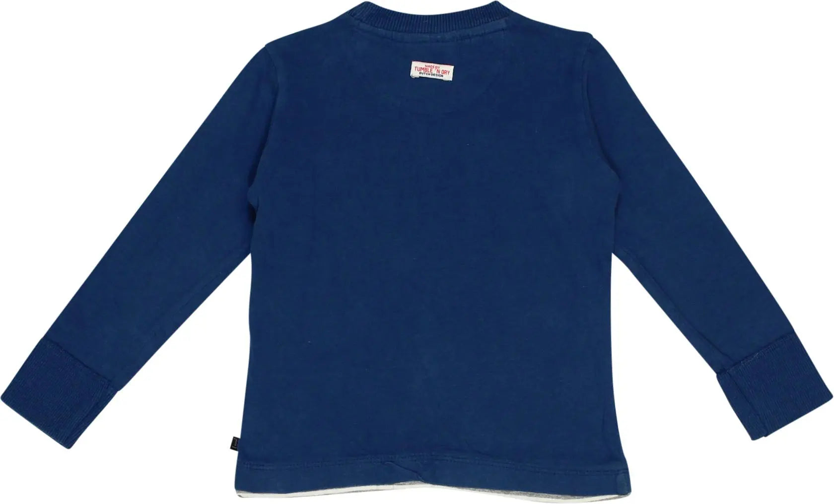 Tumble 'n Dry - Blue Long Sleeve Shirt- ThriftTale.com - Vintage and second handclothing