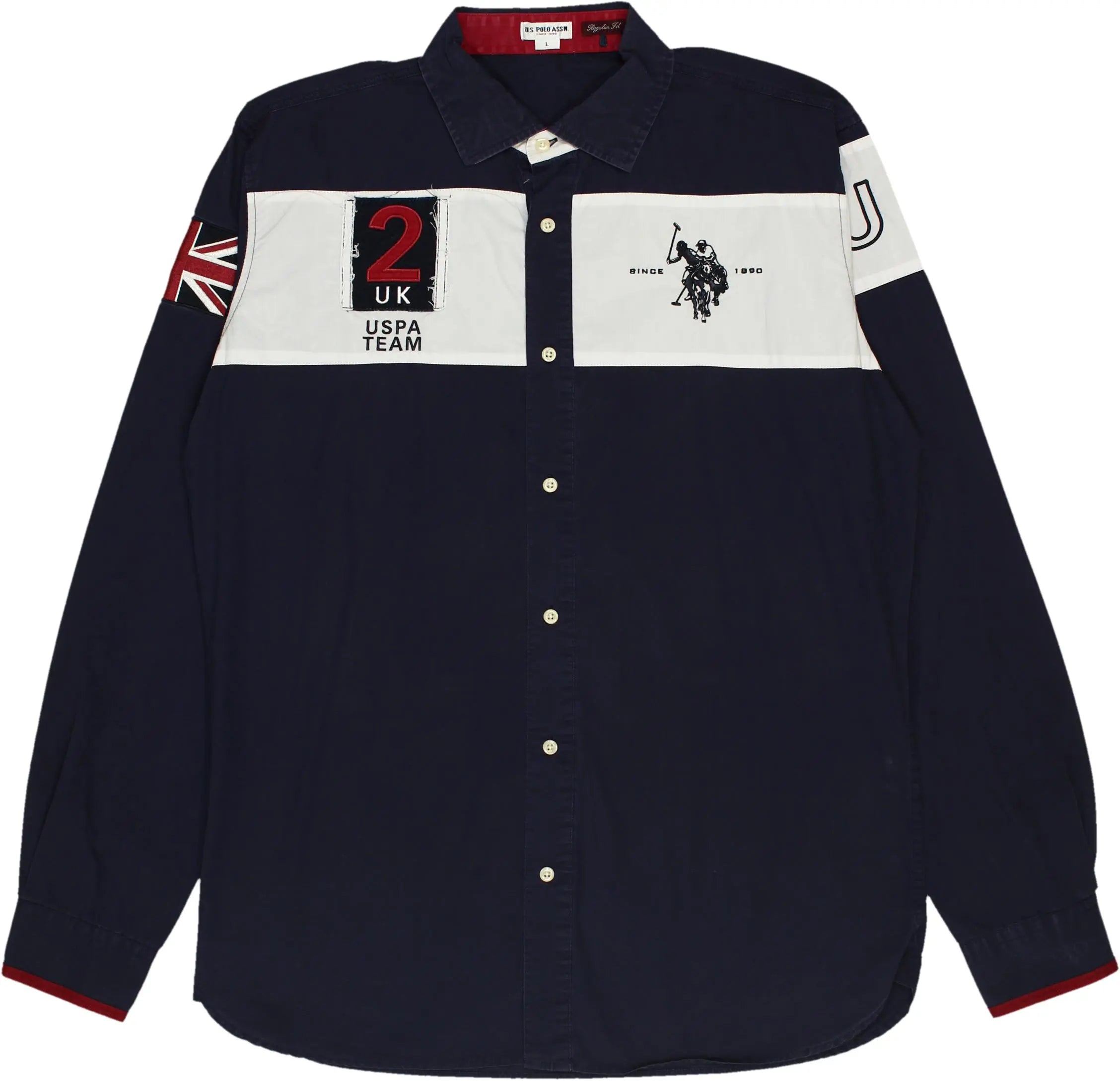 U.S. Polo Assn - Long Sleeve Shirt by U.S. Polo Assn- ThriftTale.com - Vintage and second handclothing