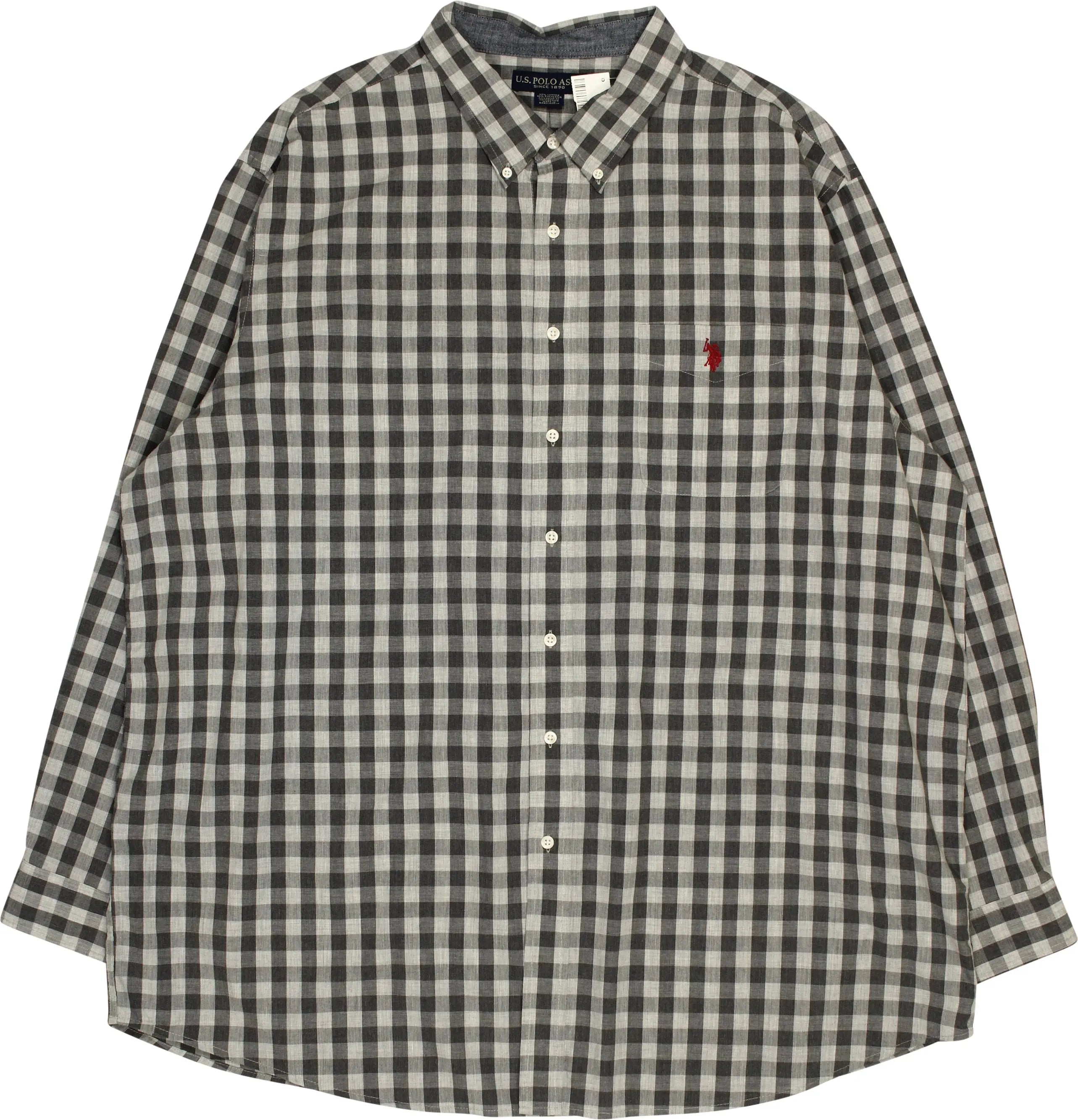 U.S. Polo Assn. - Checkered shirt- ThriftTale.com - Vintage and second handclothing