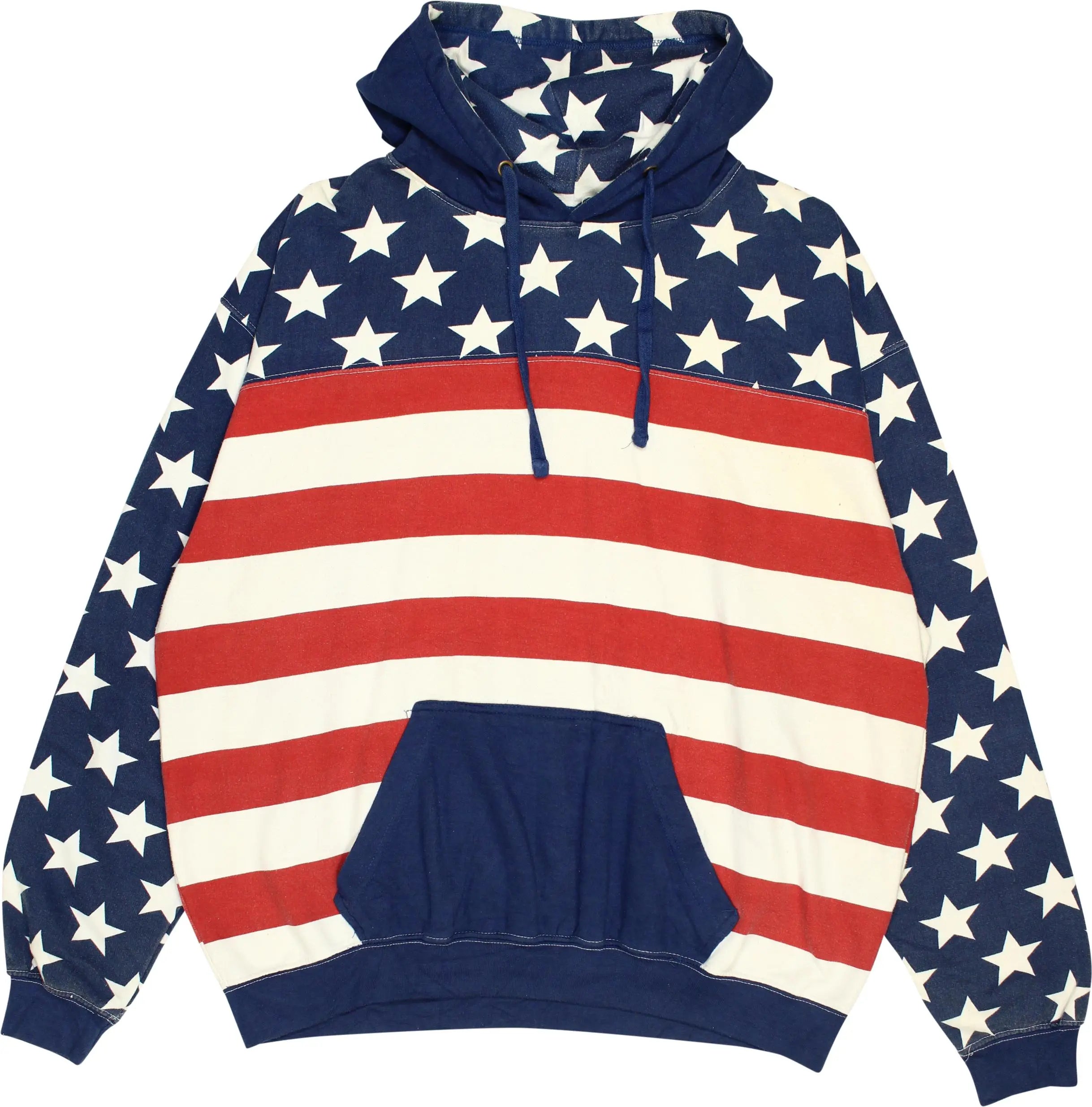 U.S. Vintage - American Flag Printed Sweater- ThriftTale.com - Vintage and second handclothing