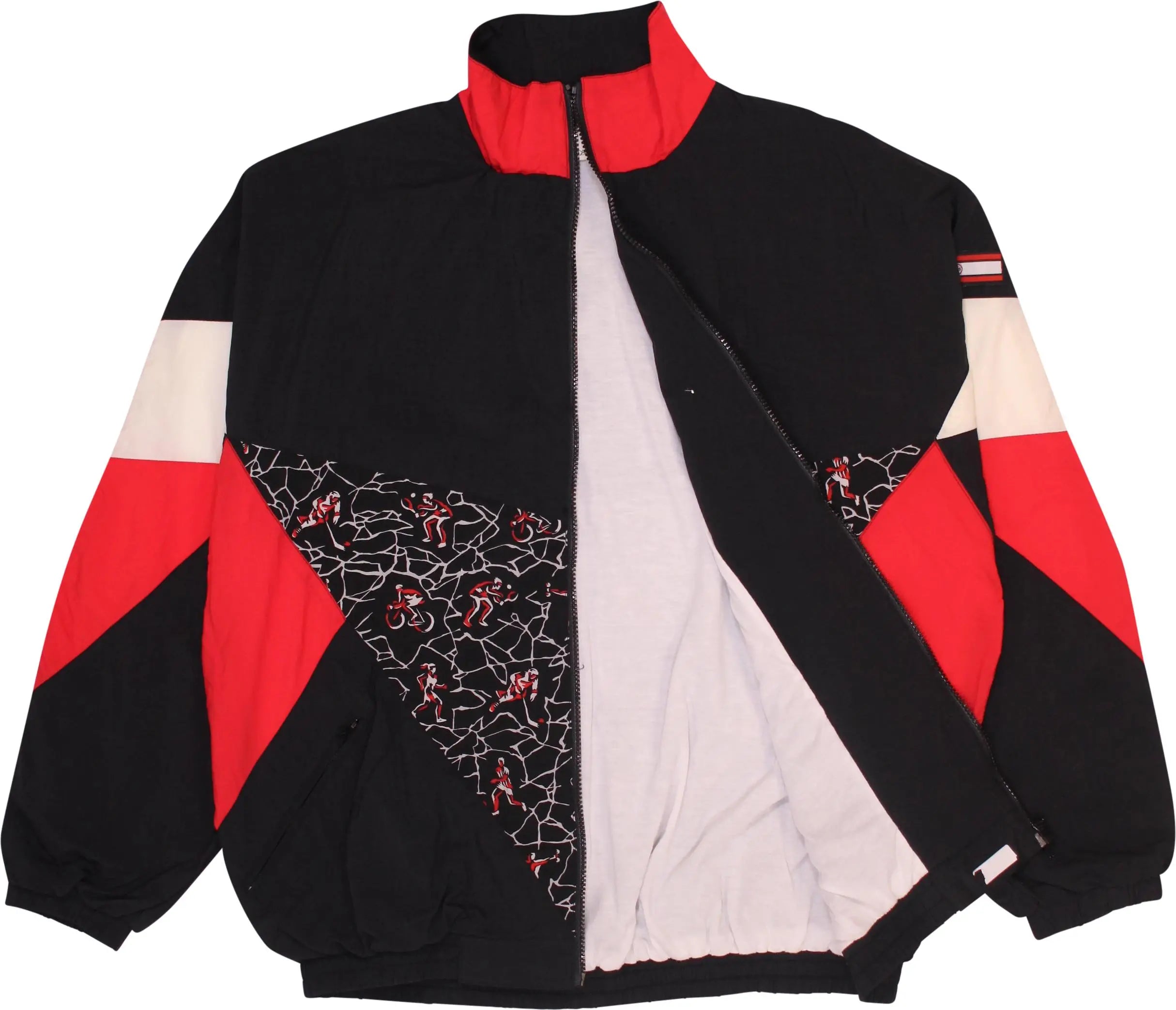UBS - 80s Windbreaker- ThriftTale.com - Vintage and second handclothing