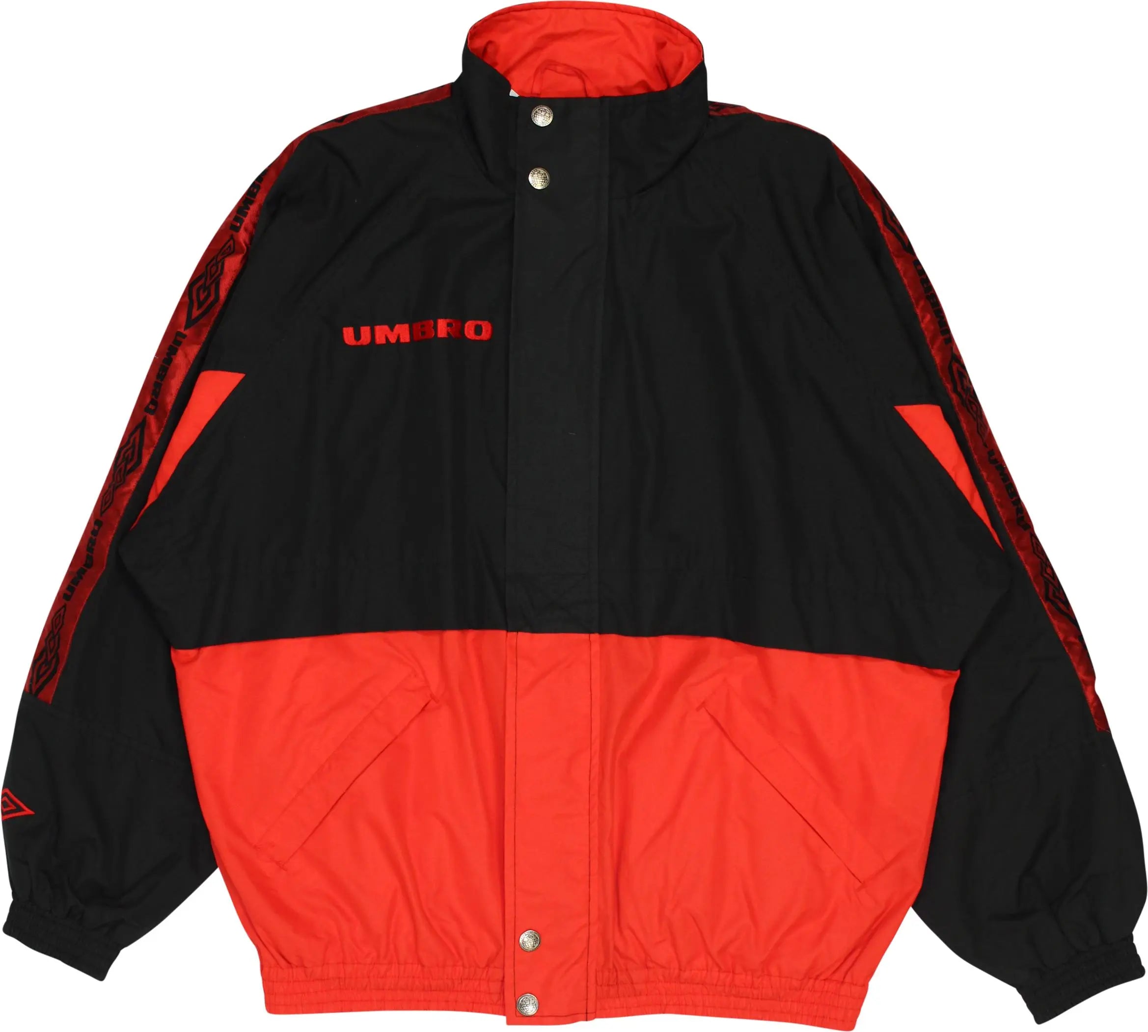 Umbro - 90s Black Jacket by Umbro- ThriftTale.com - Vintage and second handclothing