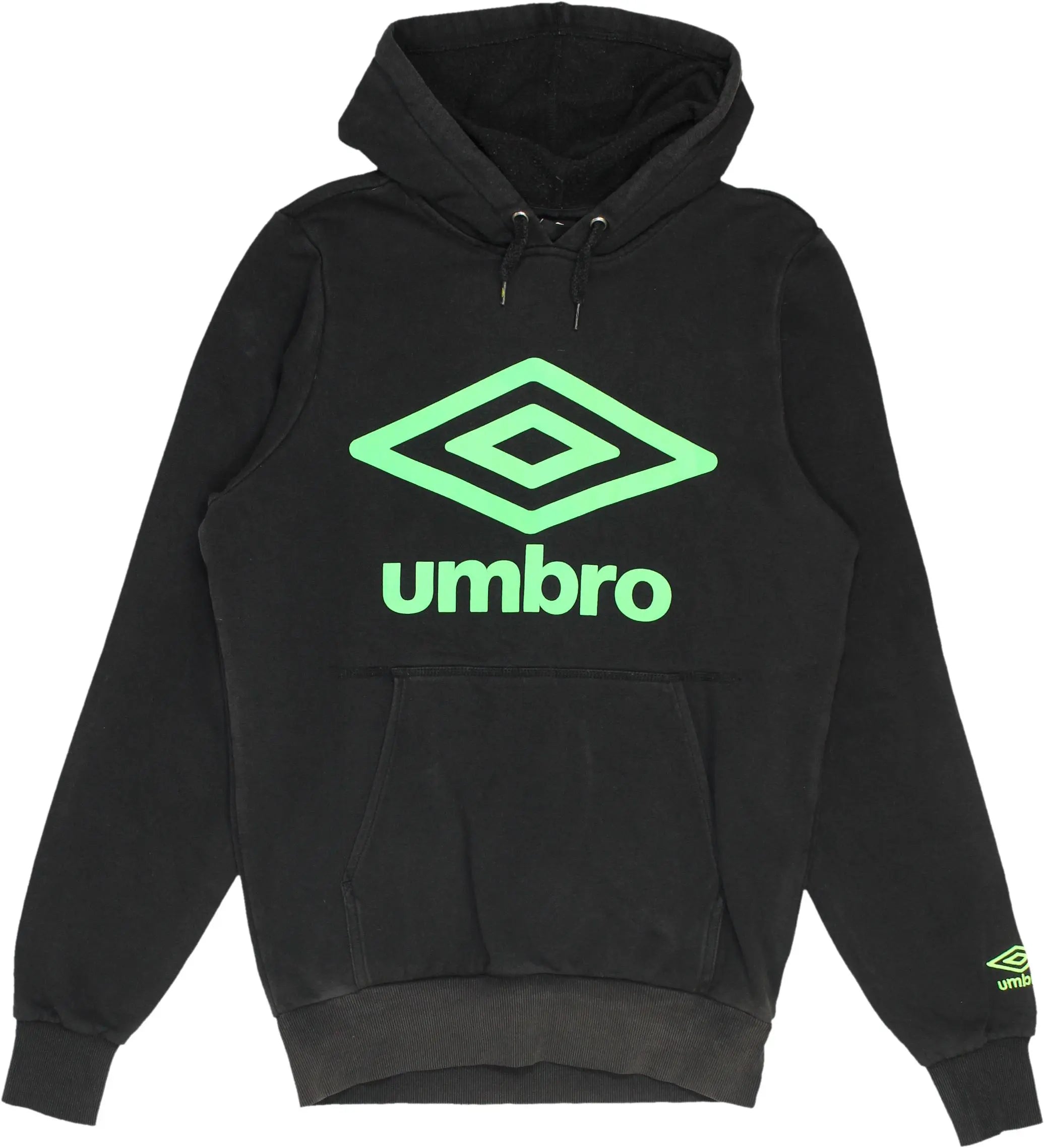 Umbro - Black Hoodie by Umbro- ThriftTale.com - Vintage and second handclothing