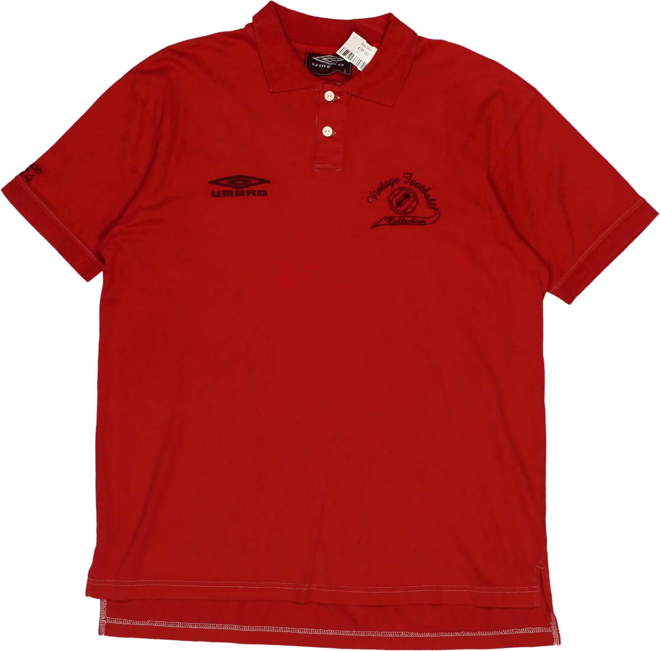 Umbro - Umbro Polo- ThriftTale.com - Vintage and second handclothing