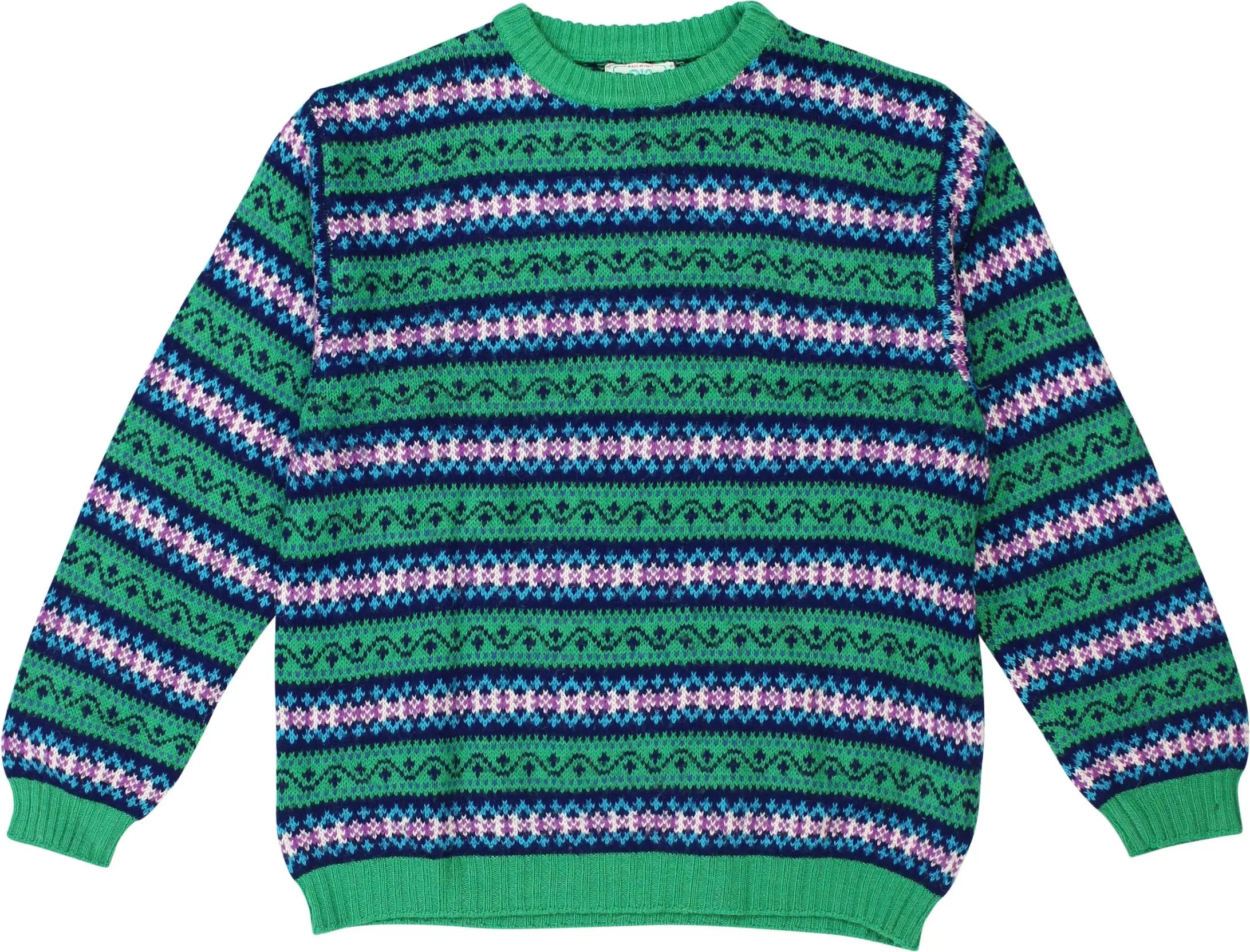 United Colors of Benetton - Colourful Sweater by Benetton- ThriftTale.com - Vintage and second handclothing