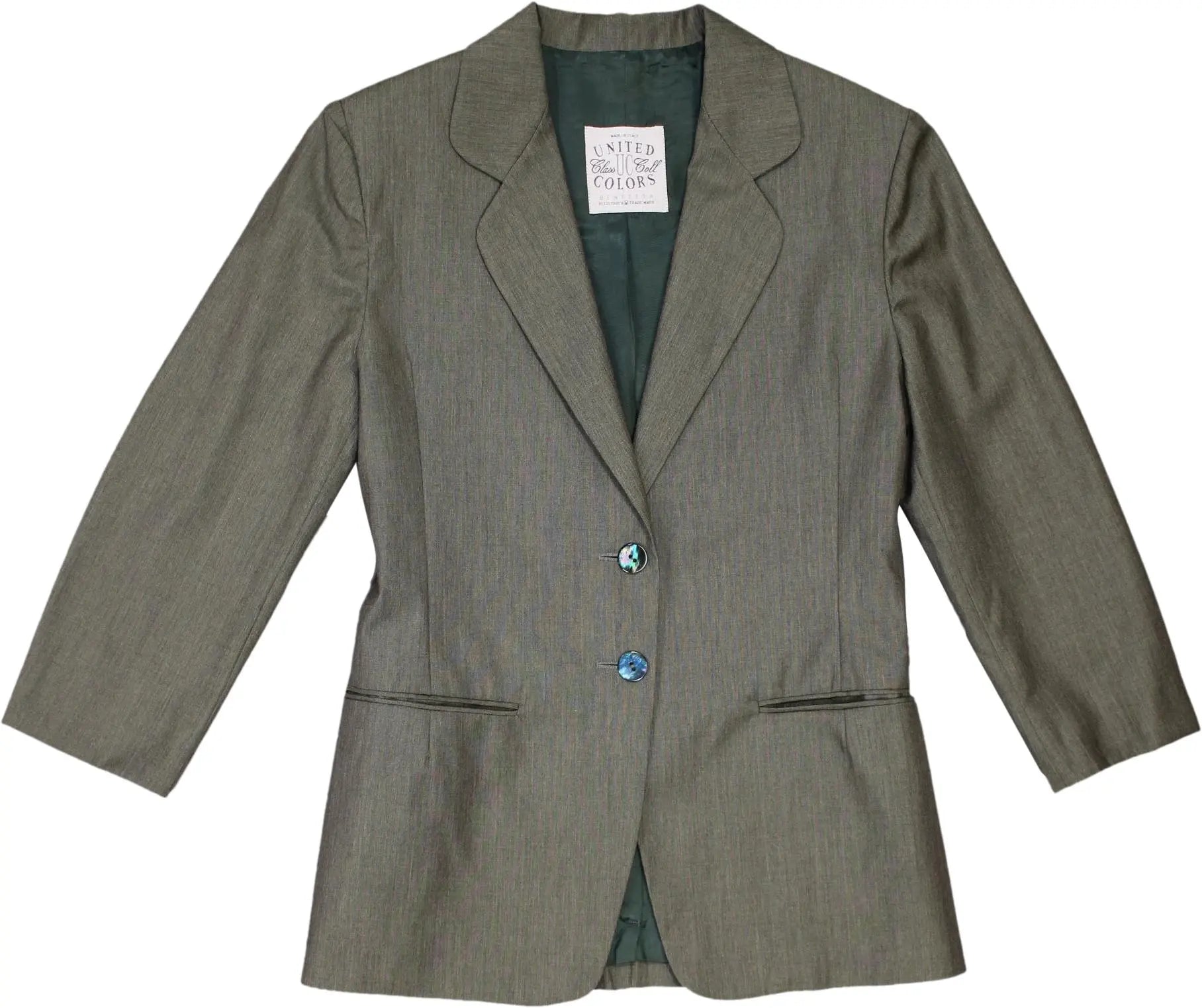 United Colors of Benetton - Pure Wool Blazer by United Colors of Benetton- ThriftTale.com - Vintage and second handclothing