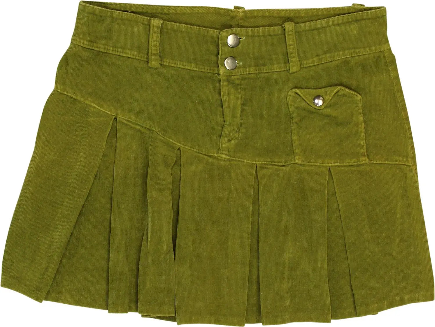 Unknown - 00s Corduroy Mini Skirt- ThriftTale.com - Vintage and second handclothing