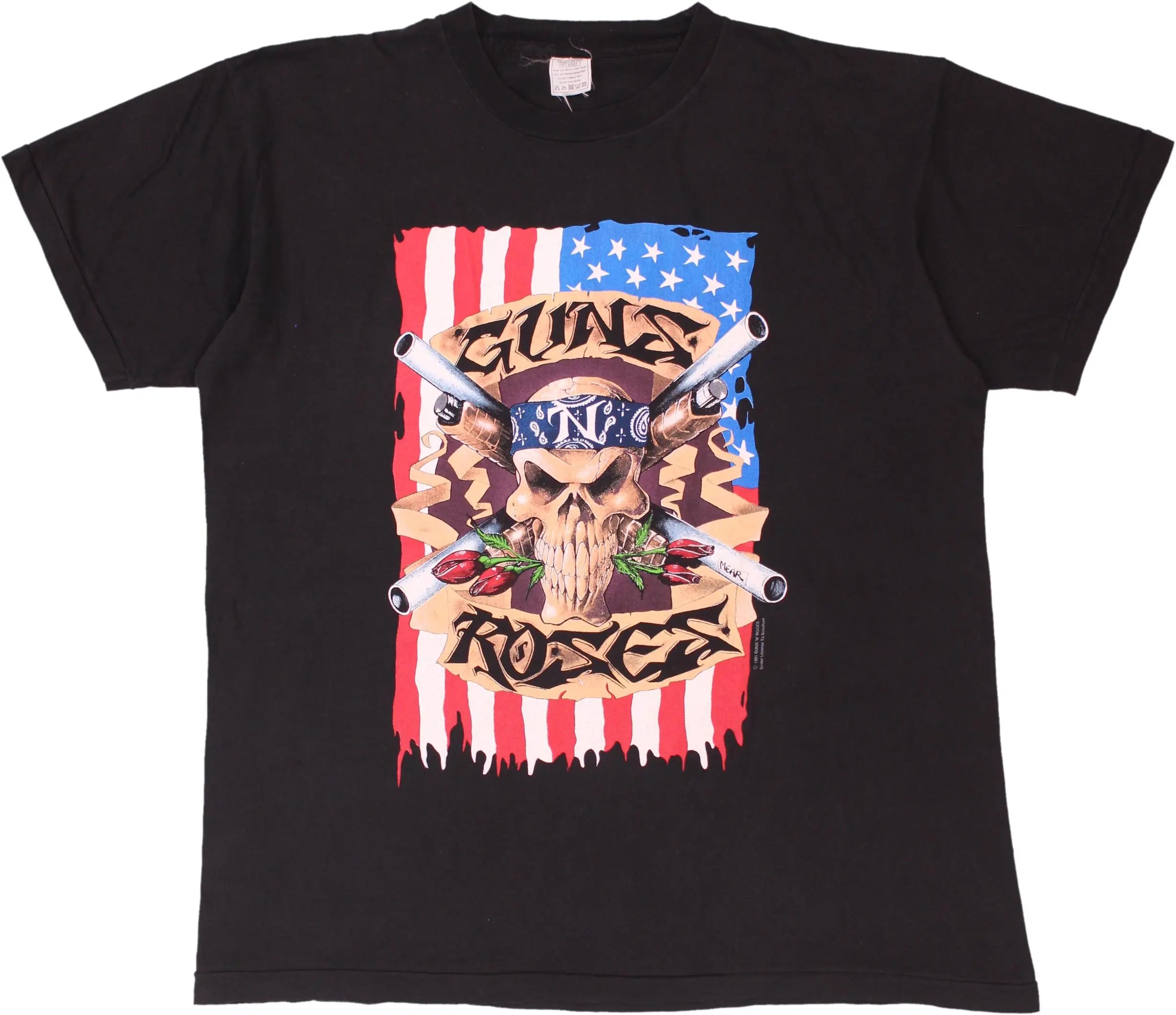 Unknown - 1991 Guns N' Roses Tour T-shirt- ThriftTale.com - Vintage and second handclothing