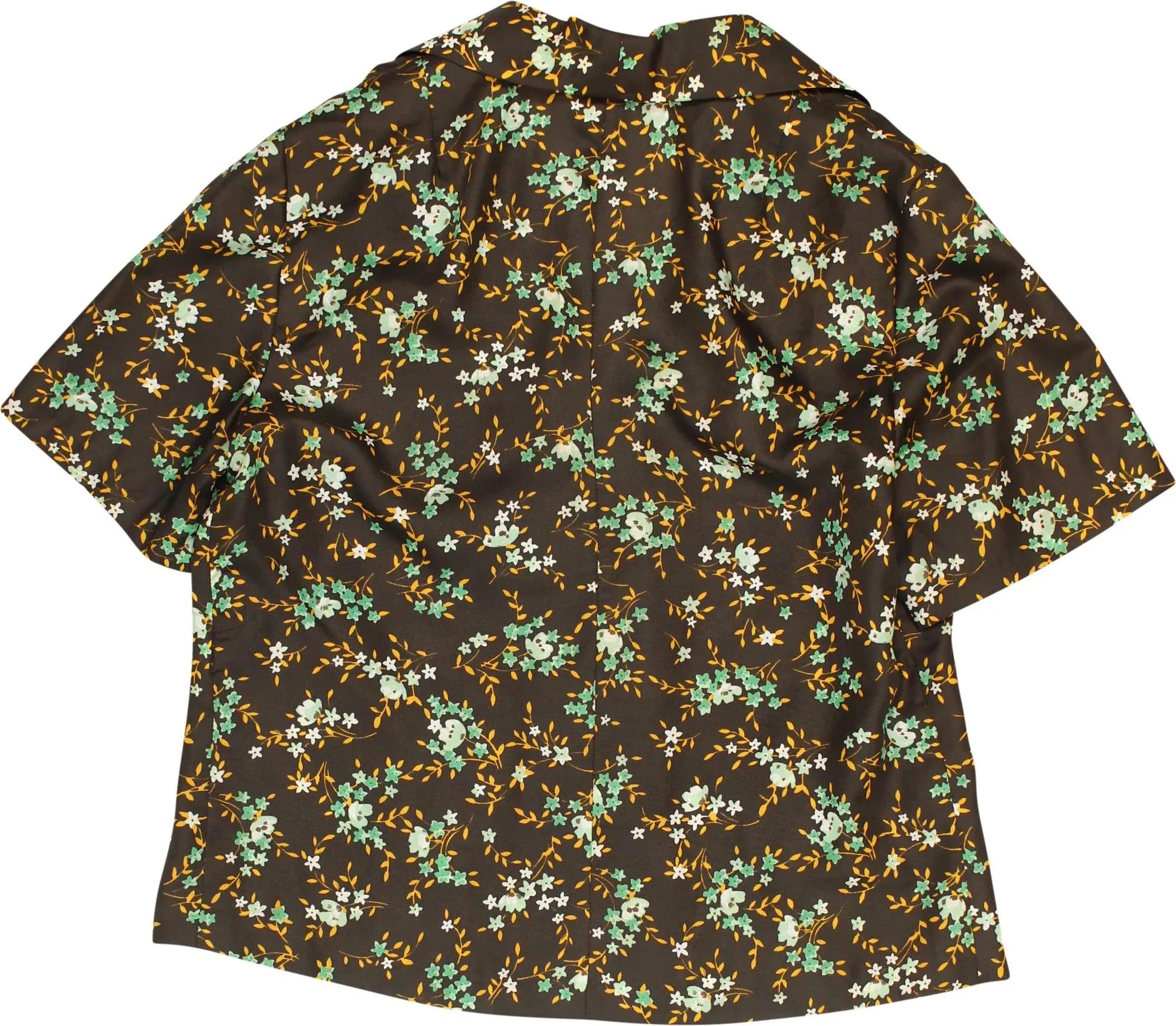 Unknown - 60s Floral Blouse- ThriftTale.com - Vintage and second handclothing