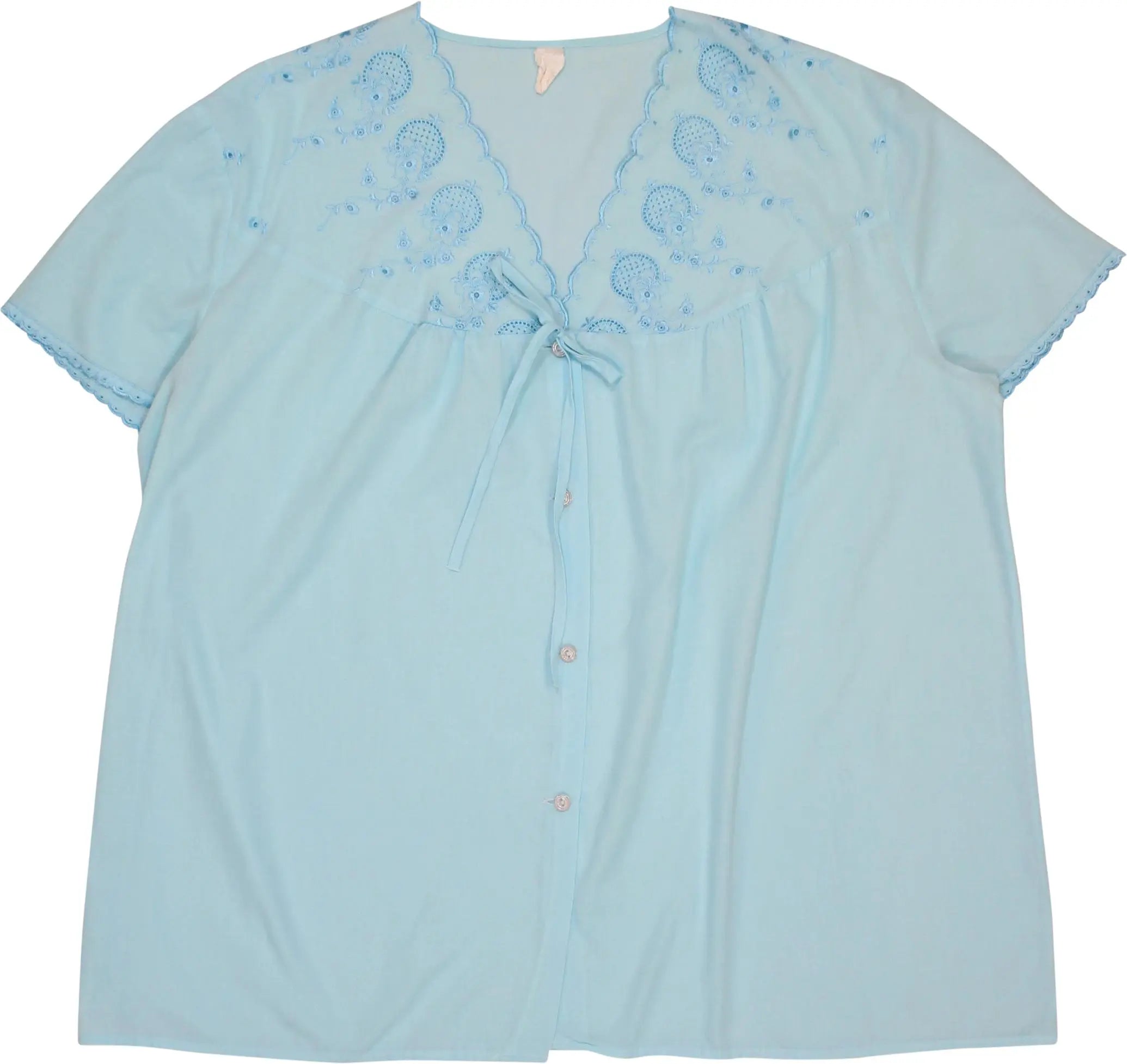 Unknown - 80s Embroidered Top- ThriftTale.com - Vintage and second handclothing