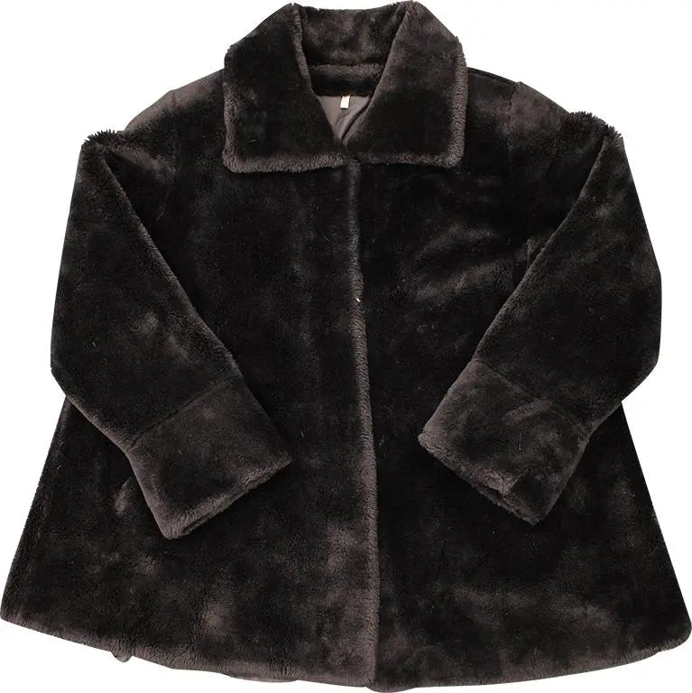 Unknown - 80s Faux Fur Coat- ThriftTale.com - Vintage and second handclothing