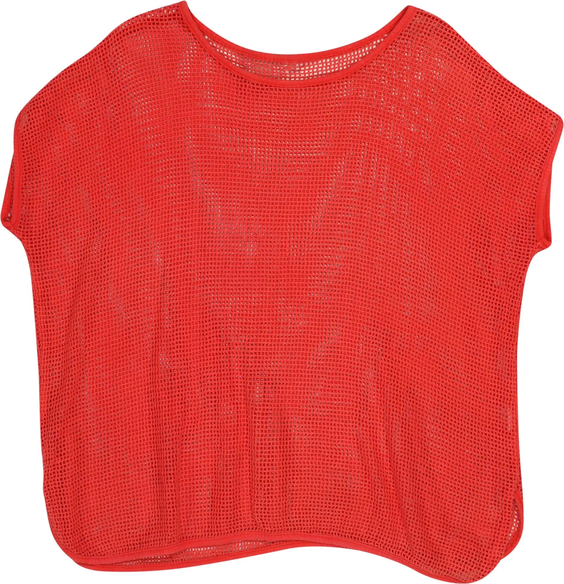 Unknown - 80s Fishnet Top- ThriftTale.com - Vintage and second handclothing