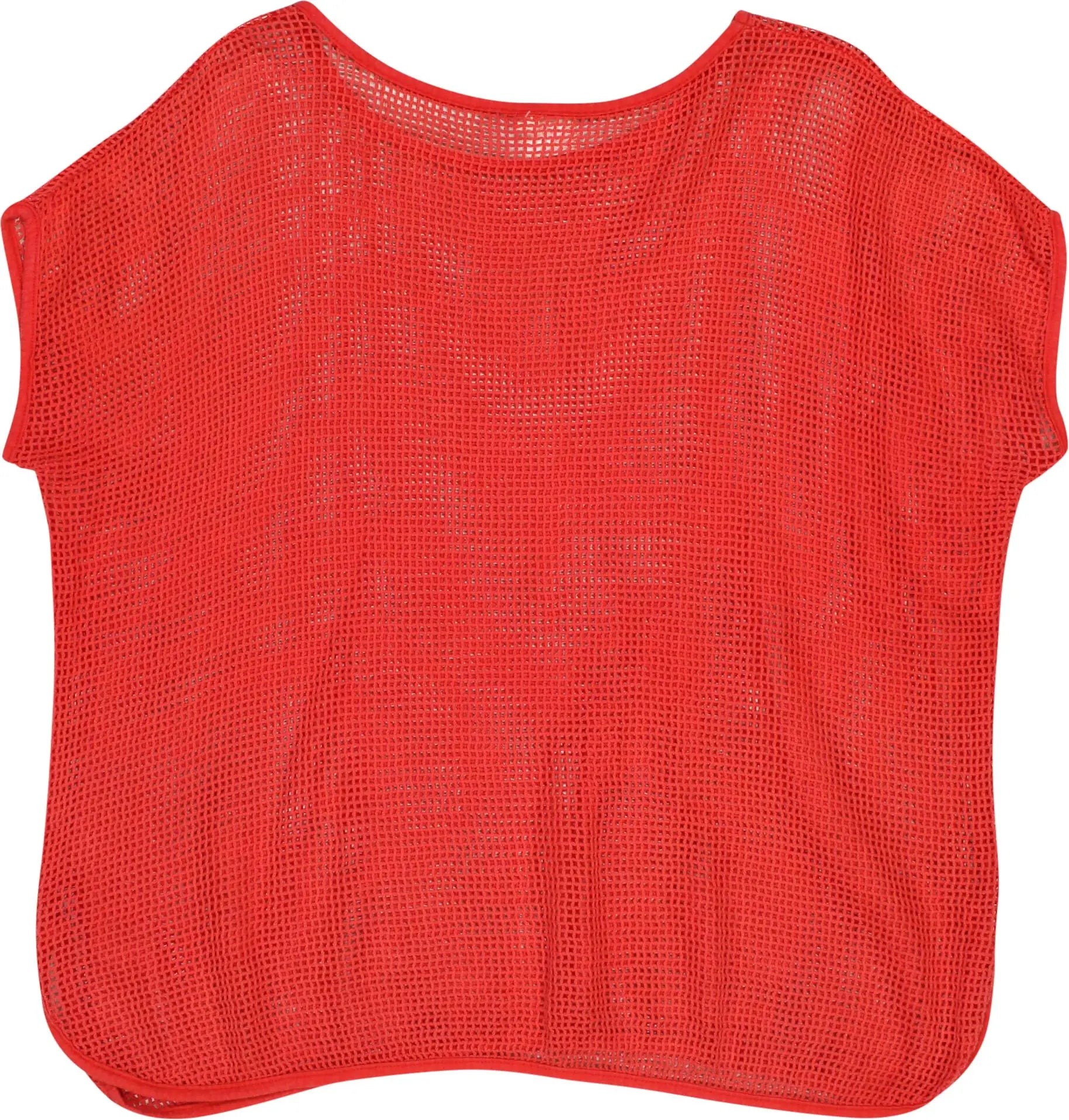 Unknown - 80s Fishnet Top- ThriftTale.com - Vintage and second handclothing