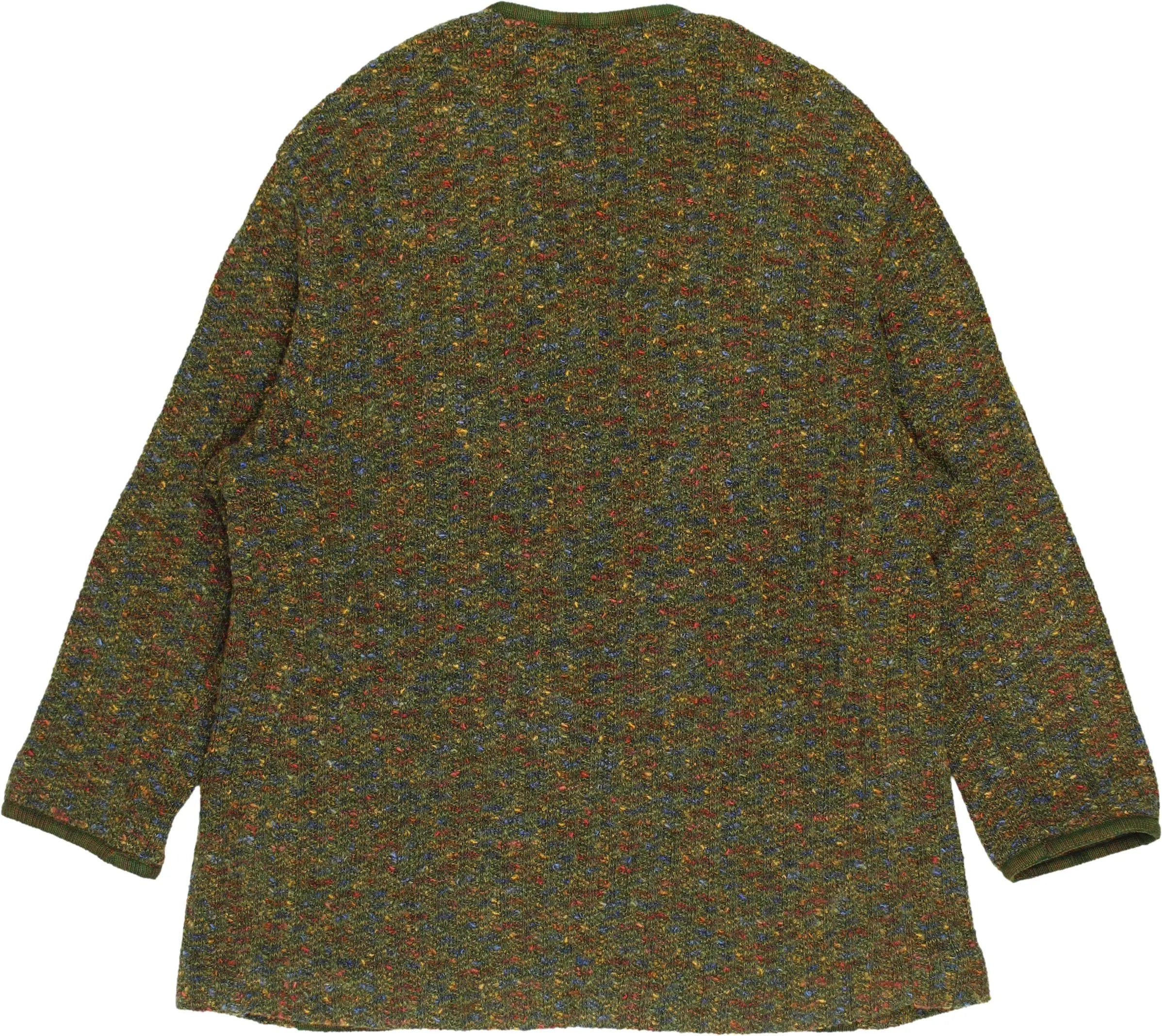 Unknown - 80s Green Cardigan- ThriftTale.com - Vintage and second handclothing