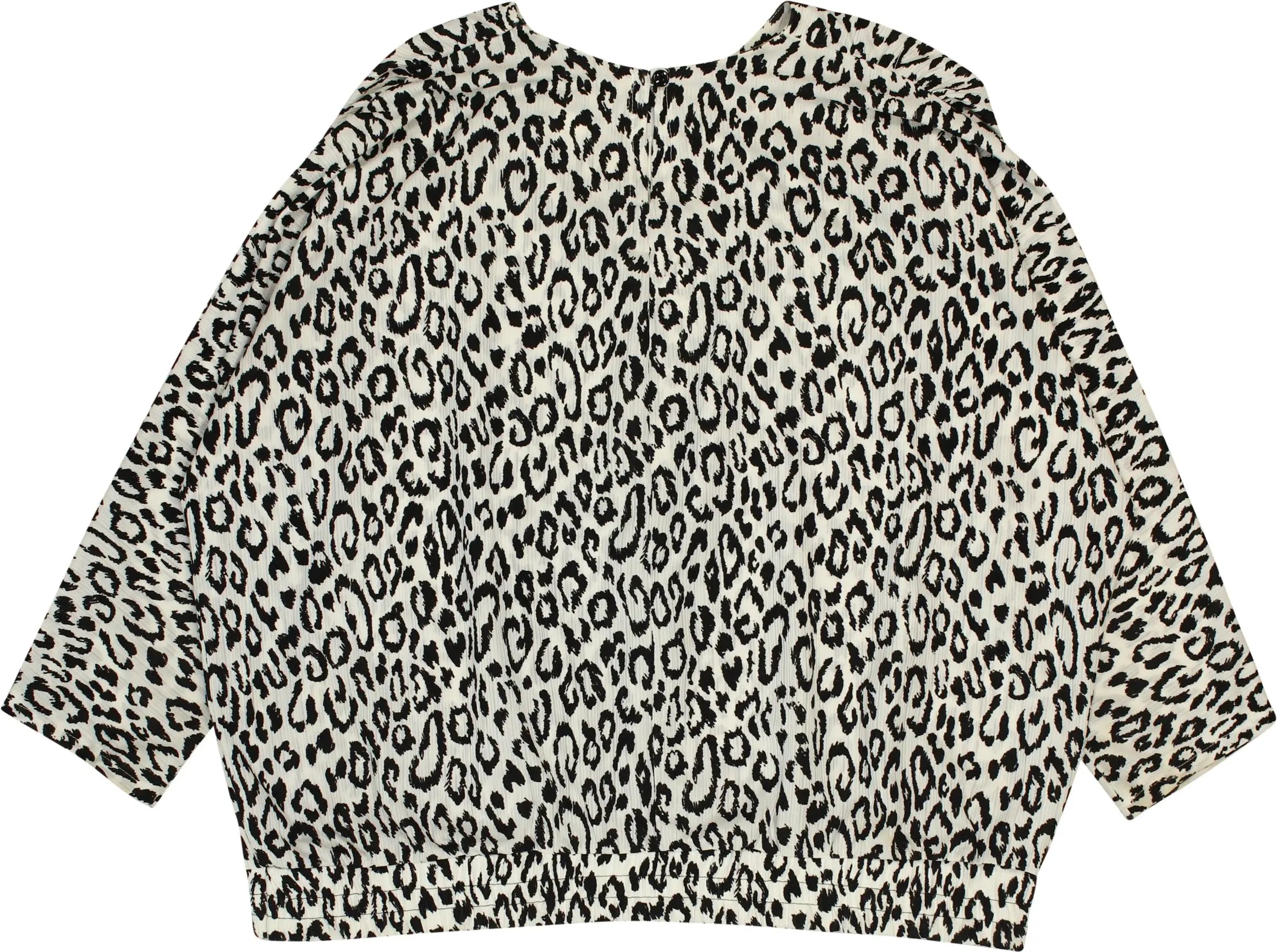 Unknown - 80s Leopard Print Top- ThriftTale.com - Vintage and second handclothing
