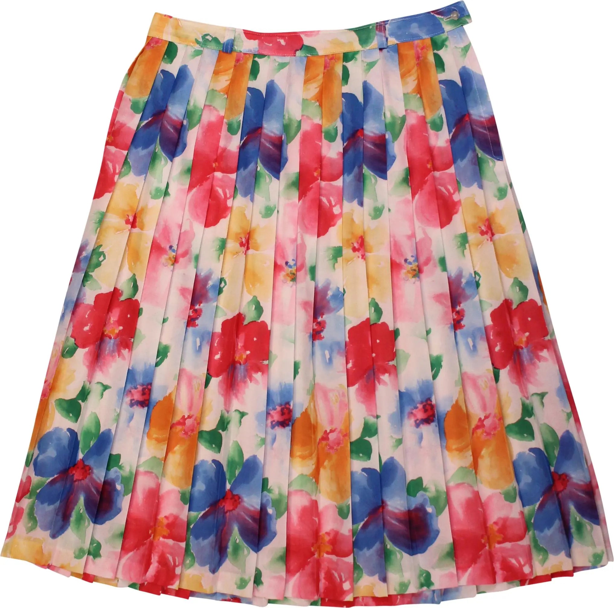 Unknown - 80s Pleated Skirt- ThriftTale.com - Vintage and second handclothing