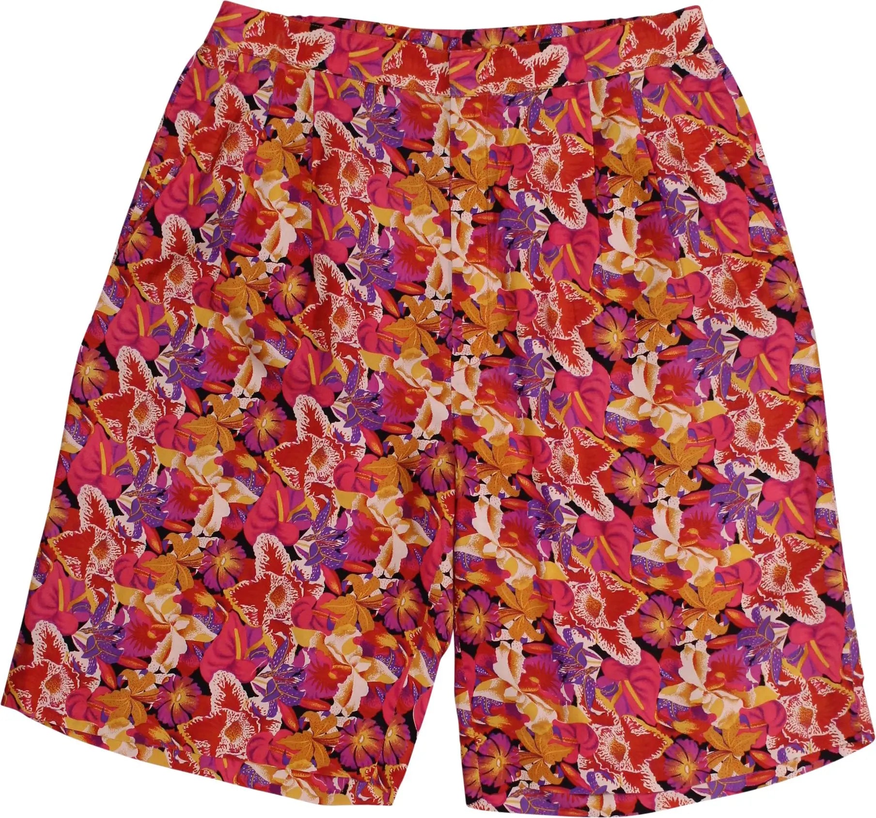 Unknown - 80s Silk Shorts- ThriftTale.com - Vintage and second handclothing