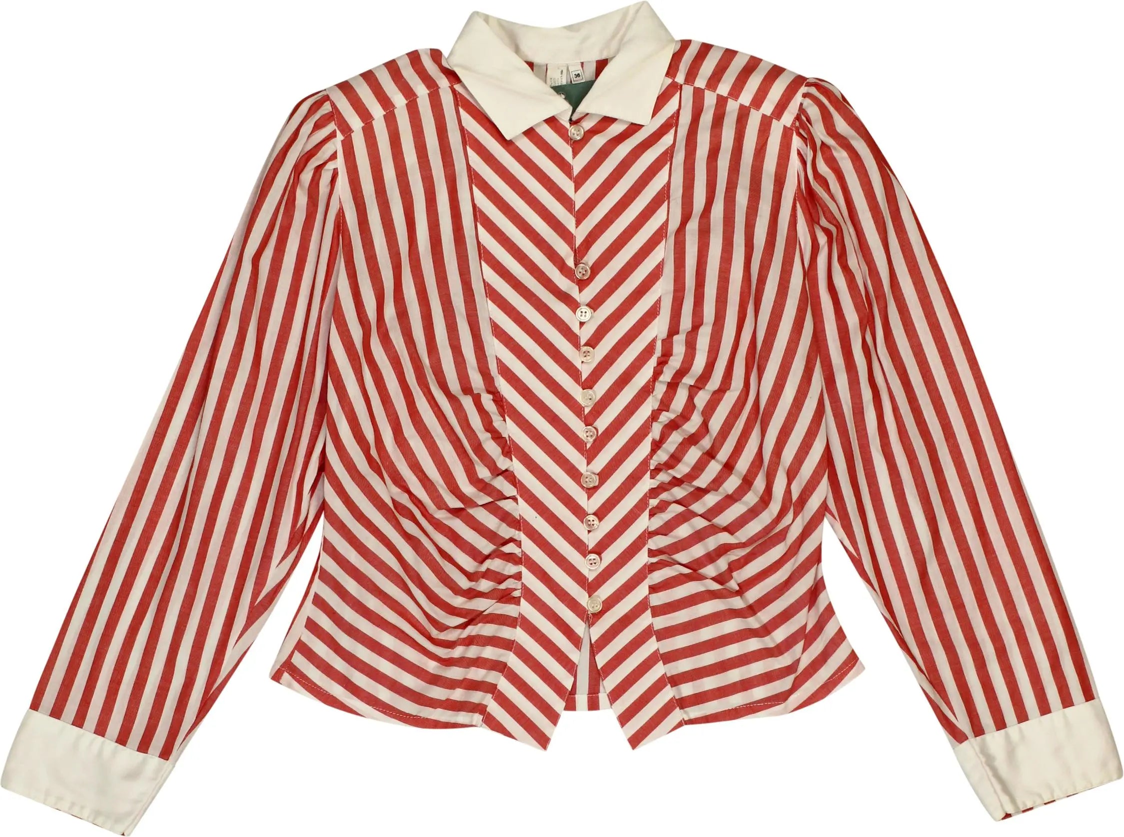 Unknown - 80s Striped Shirt- ThriftTale.com - Vintage and second handclothing