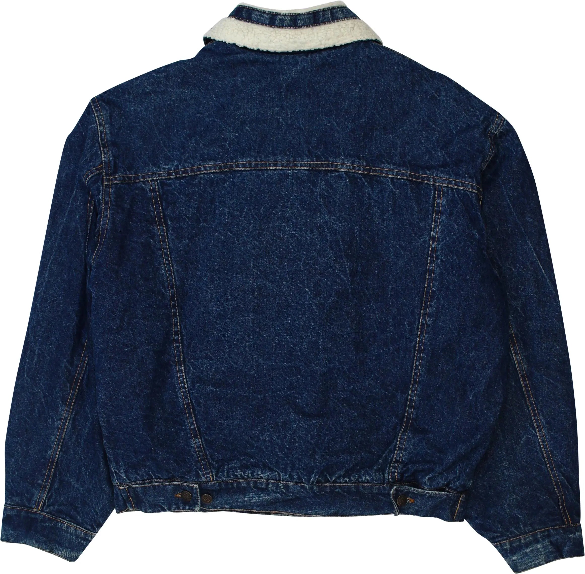 Unknown - 80s Teddy Denim Jacket- ThriftTale.com - Vintage and second handclothing