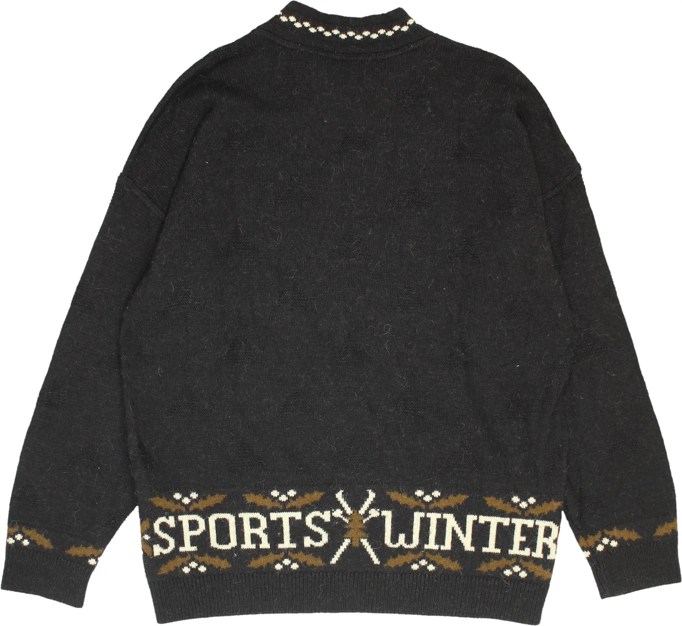 Unknown - 80s Winter Sports Jumper- ThriftTale.com - Vintage and second handclothing