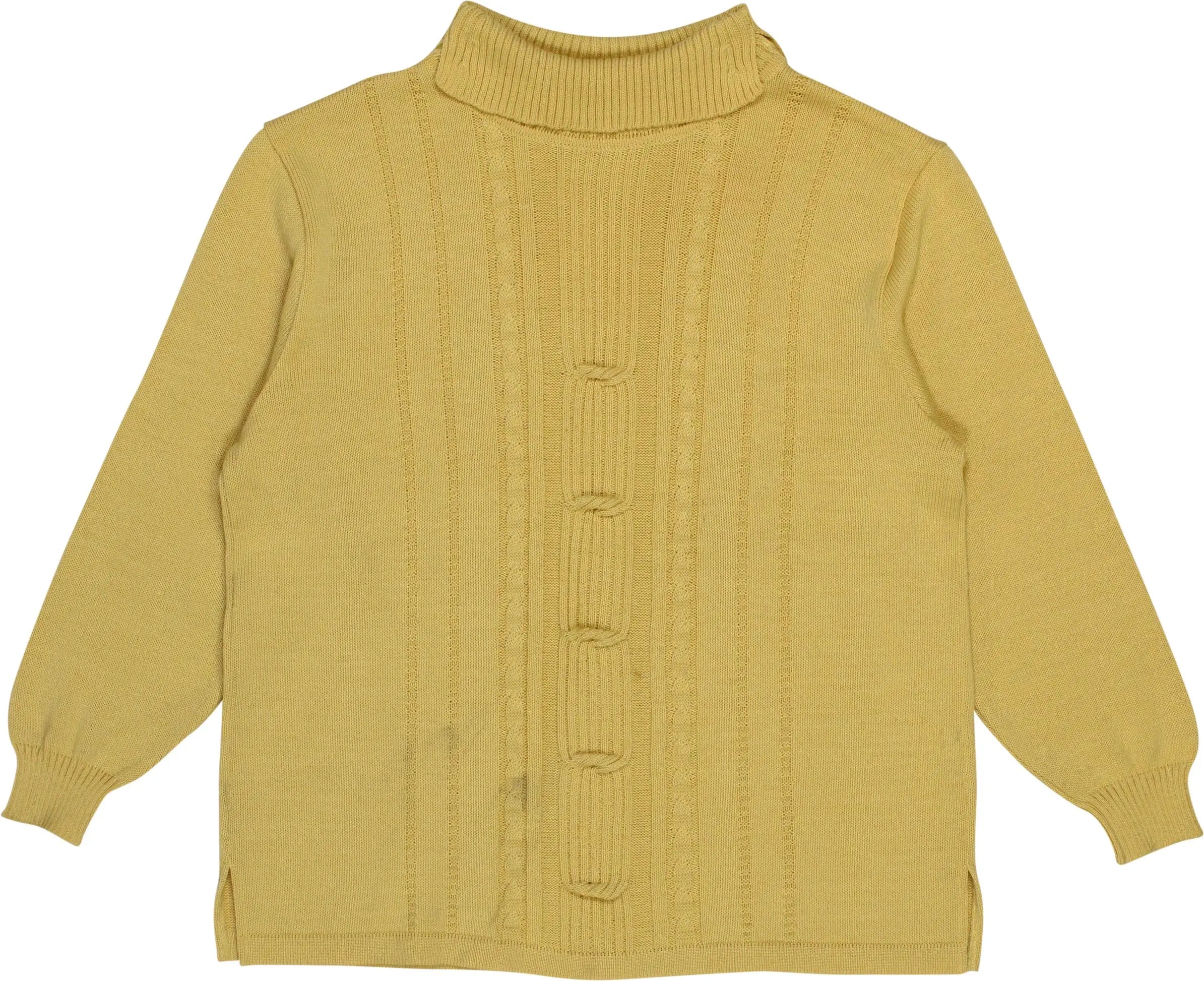 Unknown - 80s Wool Blend Cable Knit Jumper- ThriftTale.com - Vintage and second handclothing