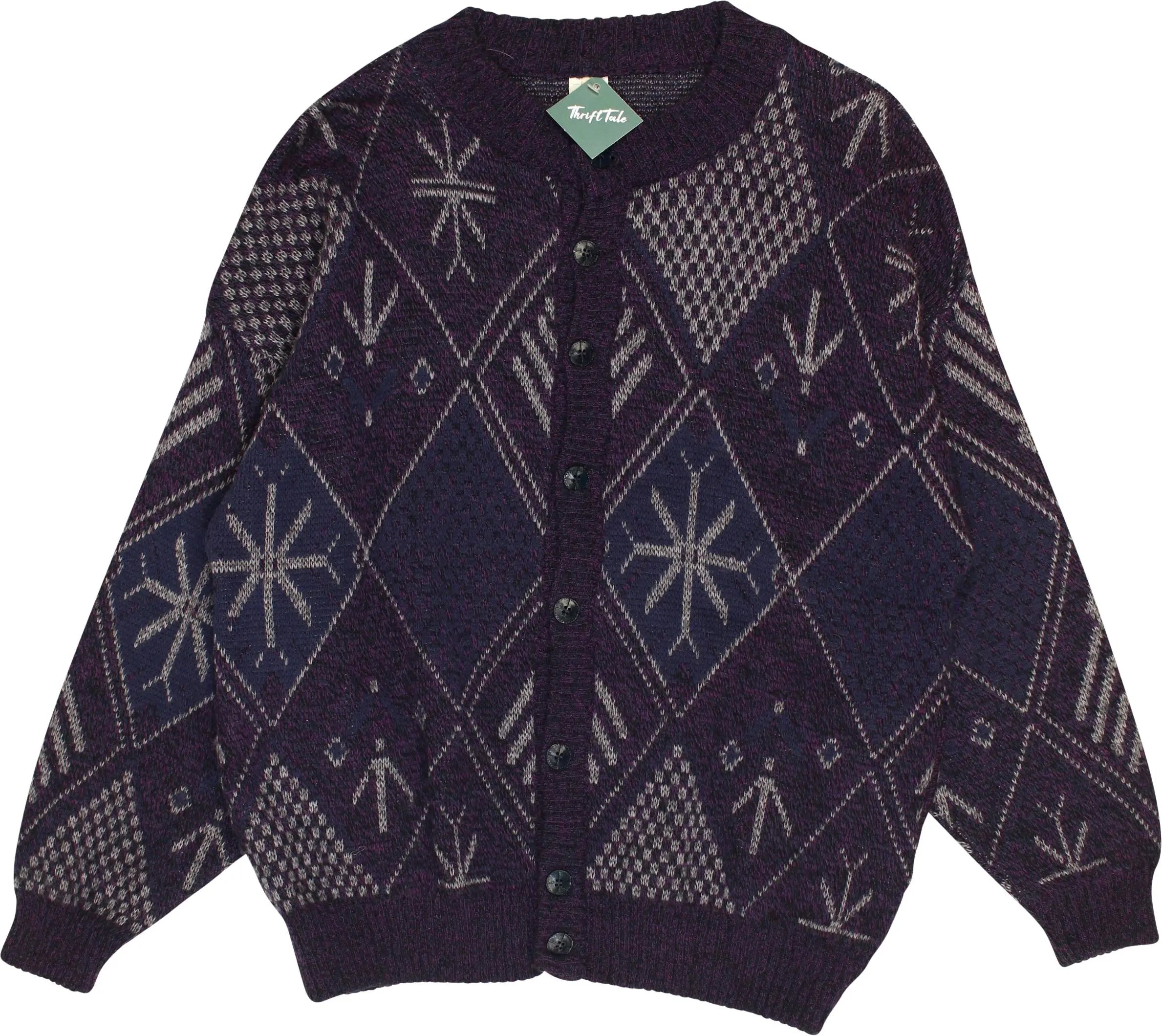 Unknown - 80s Wool Blend Cardigan- ThriftTale.com - Vintage and second handclothing