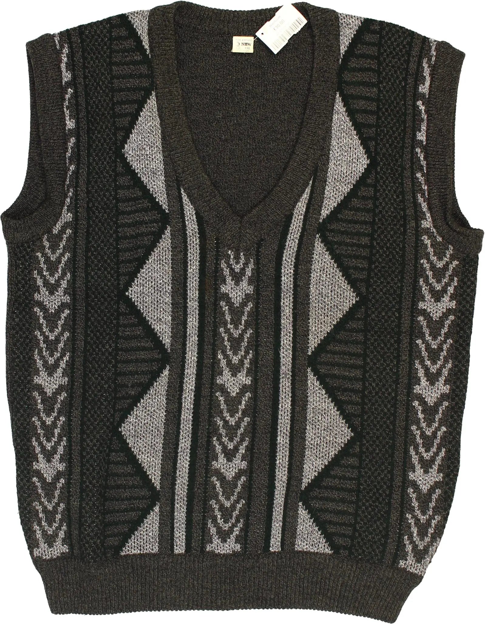 Unknown - 90's Waistcoat- ThriftTale.com - Vintage and second handclothing