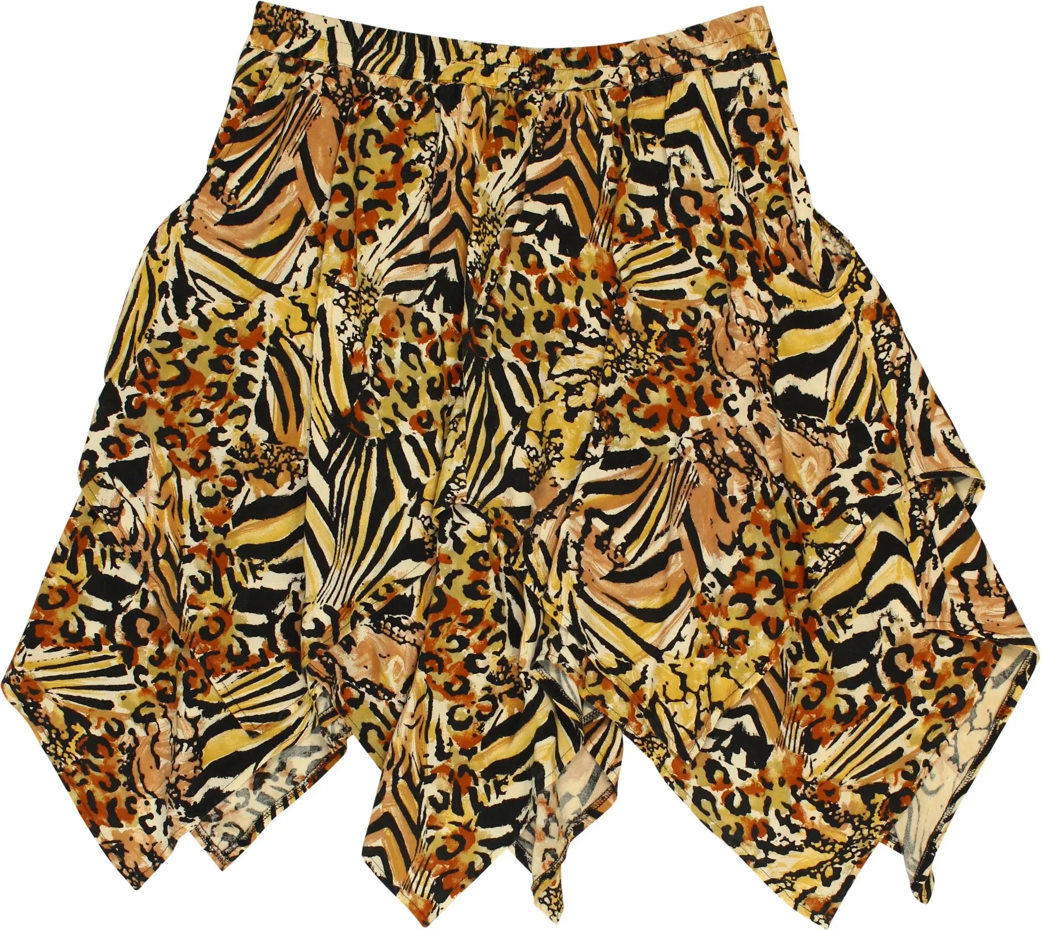 Unknown - 90s Animal Print Skirt- ThriftTale.com - Vintage and second handclothing