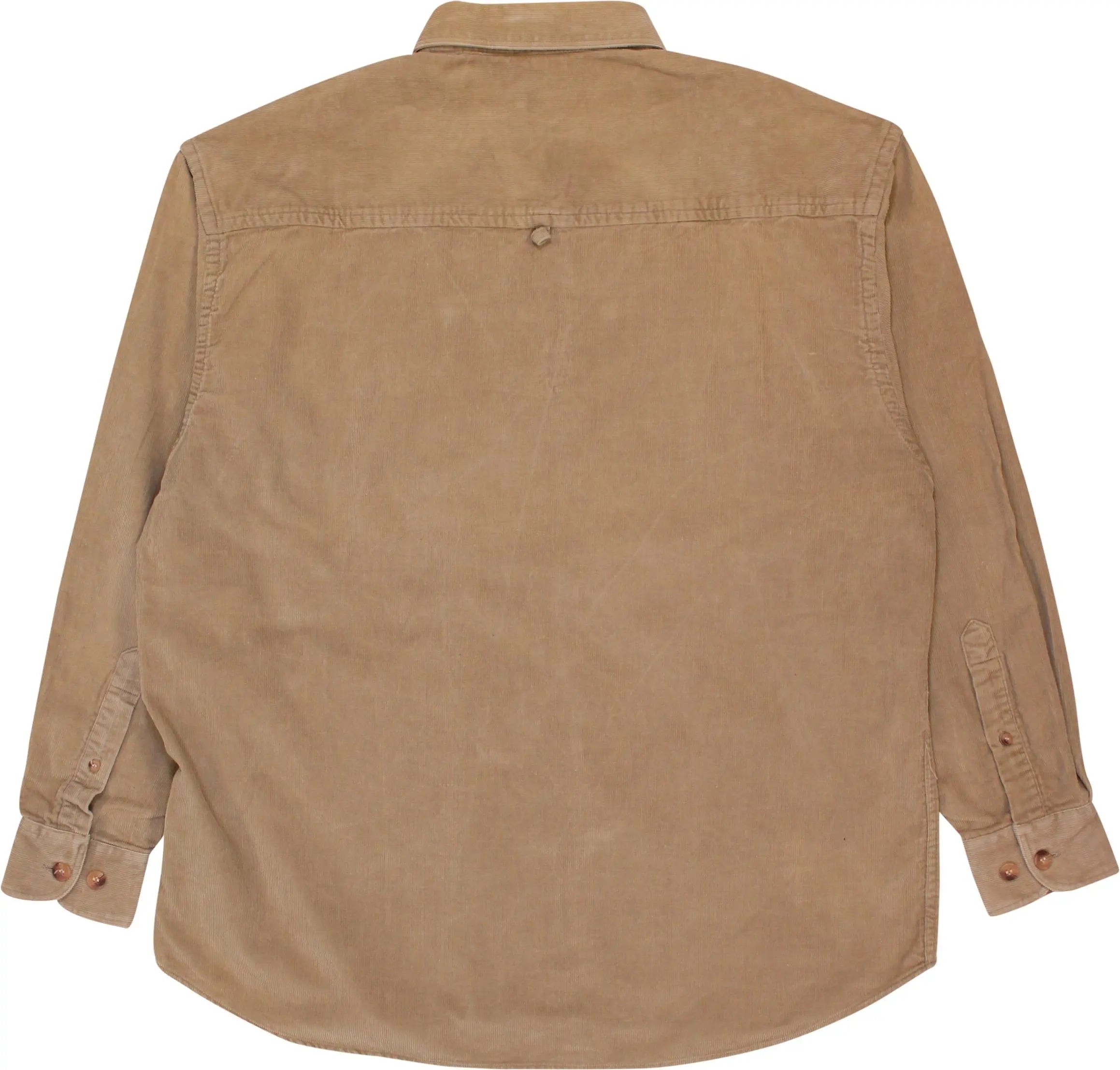 Unknown - 90s Beige Corduroy Shirt- ThriftTale.com - Vintage and second handclothing
