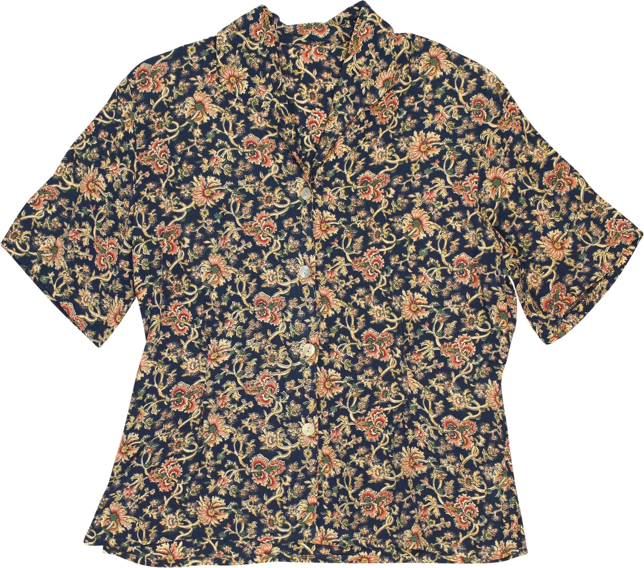 Unknown - 90s Floral Blouse- ThriftTale.com - Vintage and second handclothing