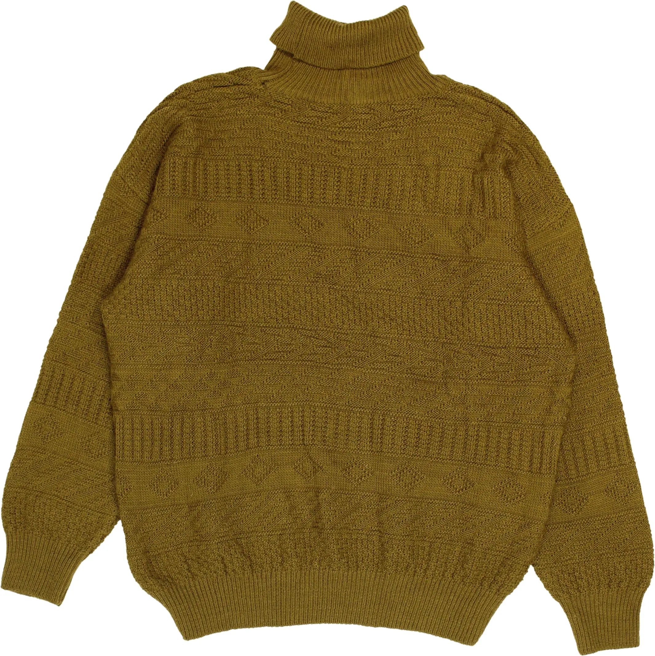 Unknown - 90s Knitted Turtleneck Jumper- ThriftTale.com - Vintage and second handclothing