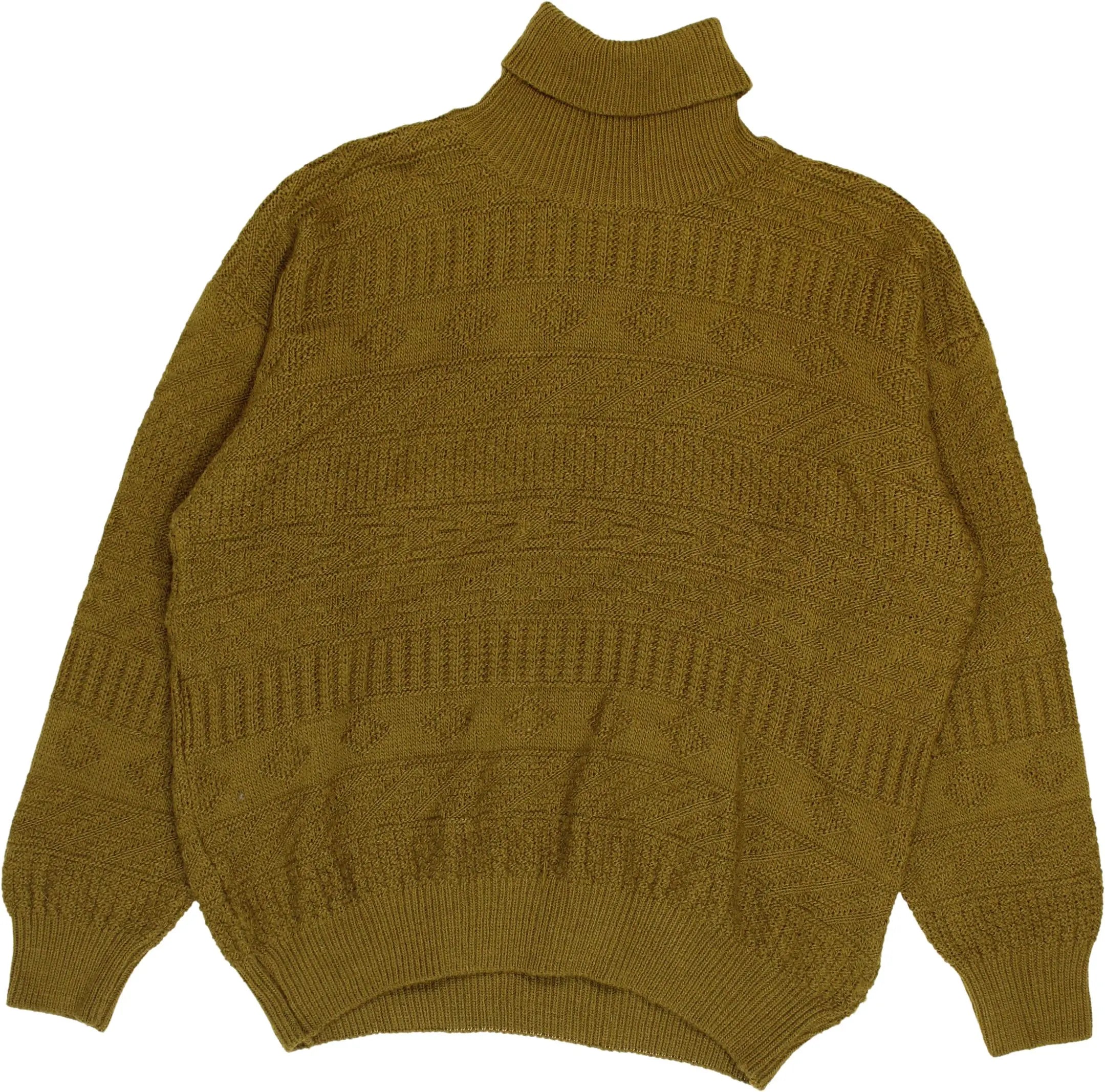 Unknown - 90s Knitted Turtleneck Jumper- ThriftTale.com - Vintage and second handclothing