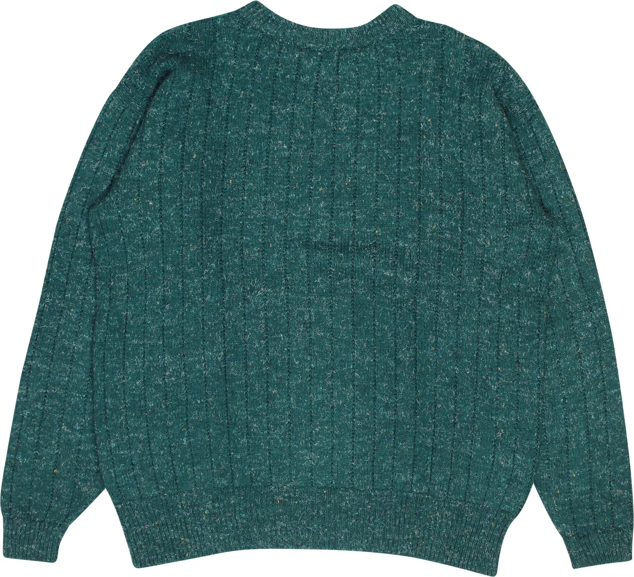 Unknown - 90s Turquoise Jumper- ThriftTale.com - Vintage and second handclothing