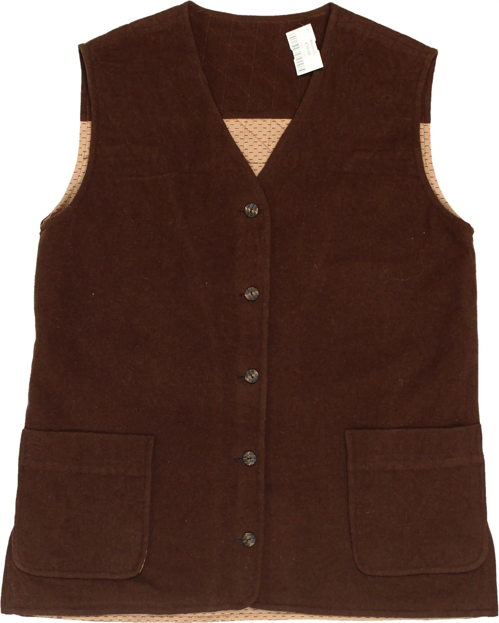 Unknown - 90s Waistcoat- ThriftTale.com - Vintage and second handclothing