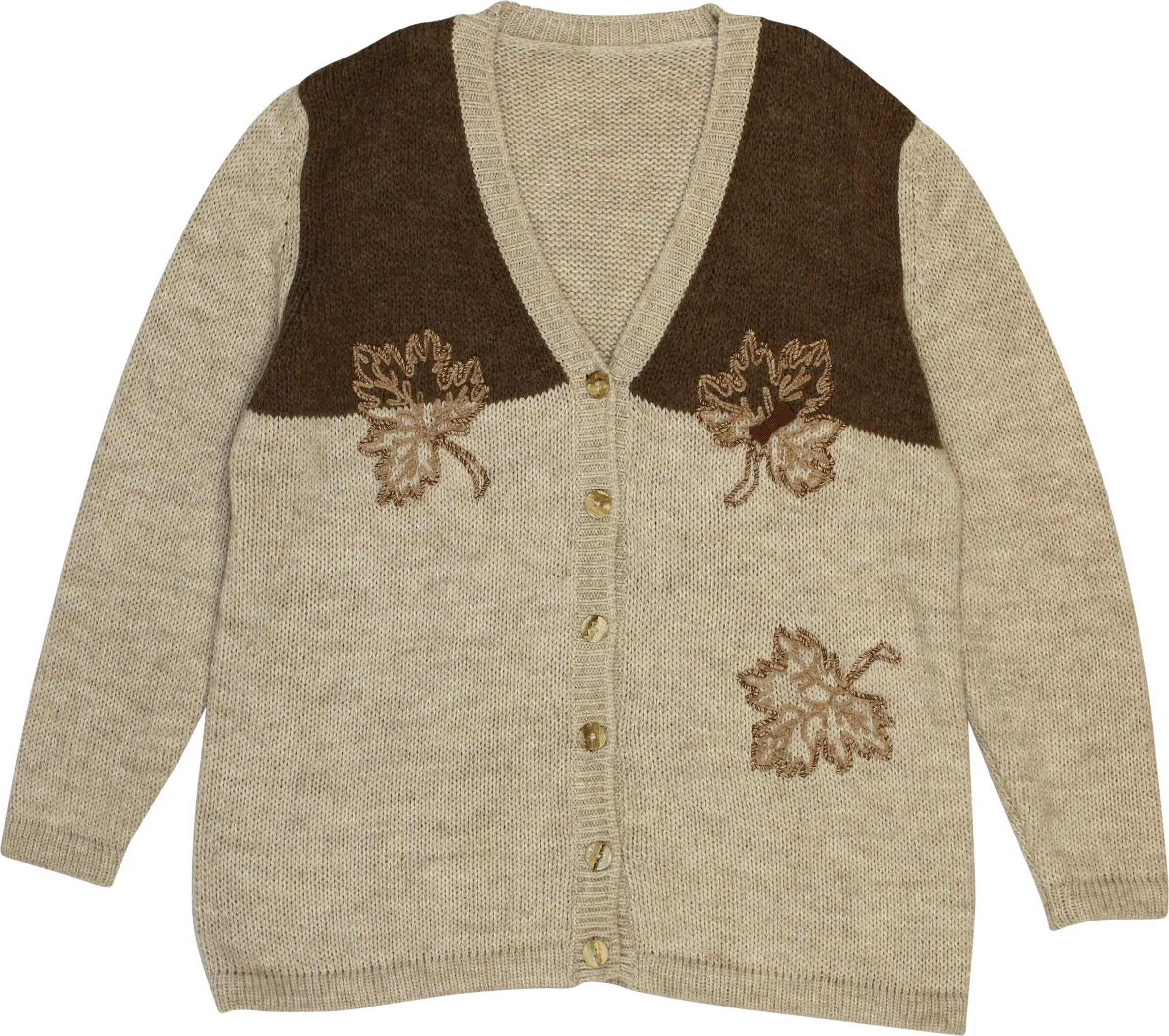 Unknown - Beige Cardigan- ThriftTale.com - Vintage and second handclothing