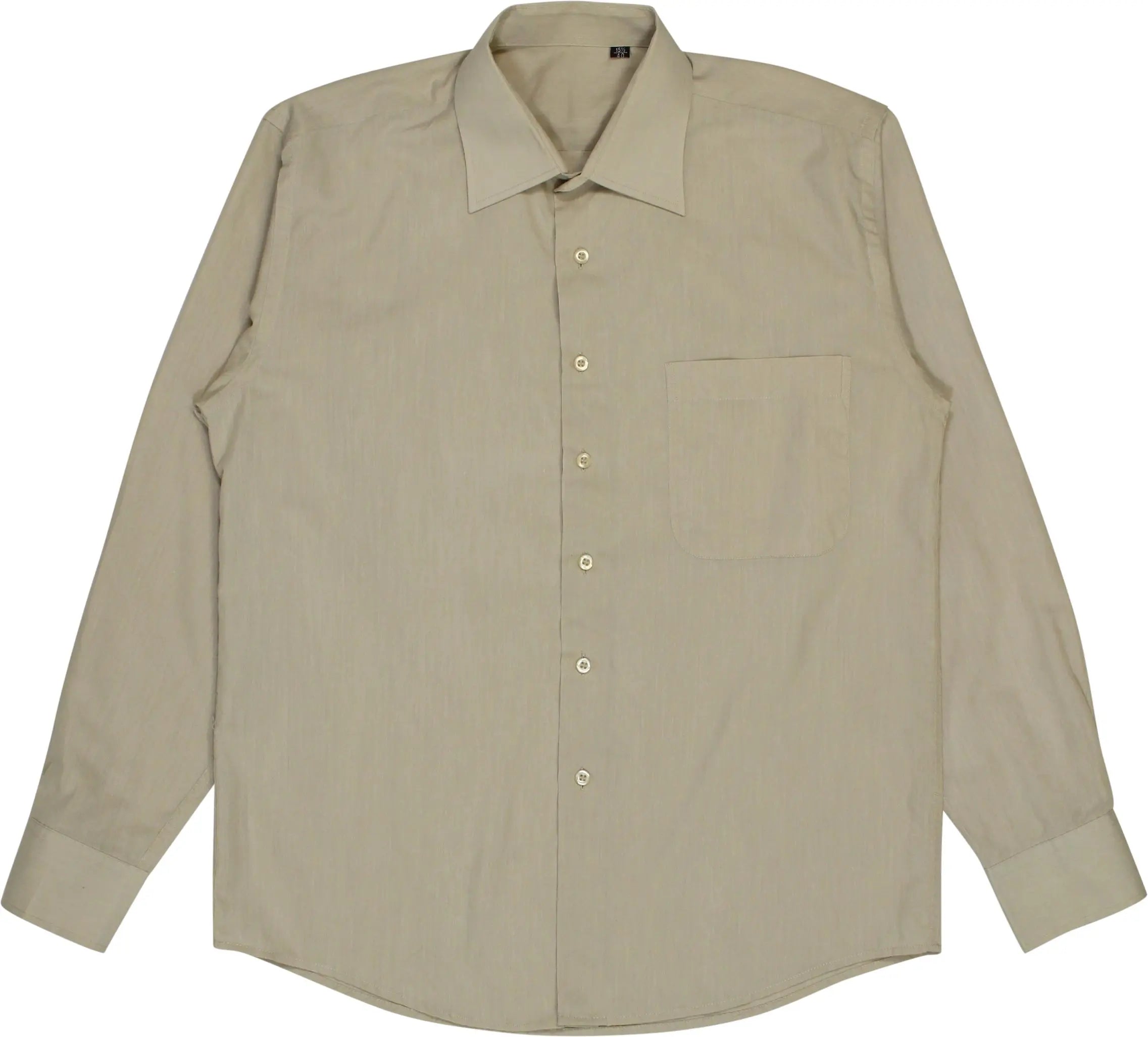 Unknown - Beige Shirt- ThriftTale.com - Vintage and second handclothing