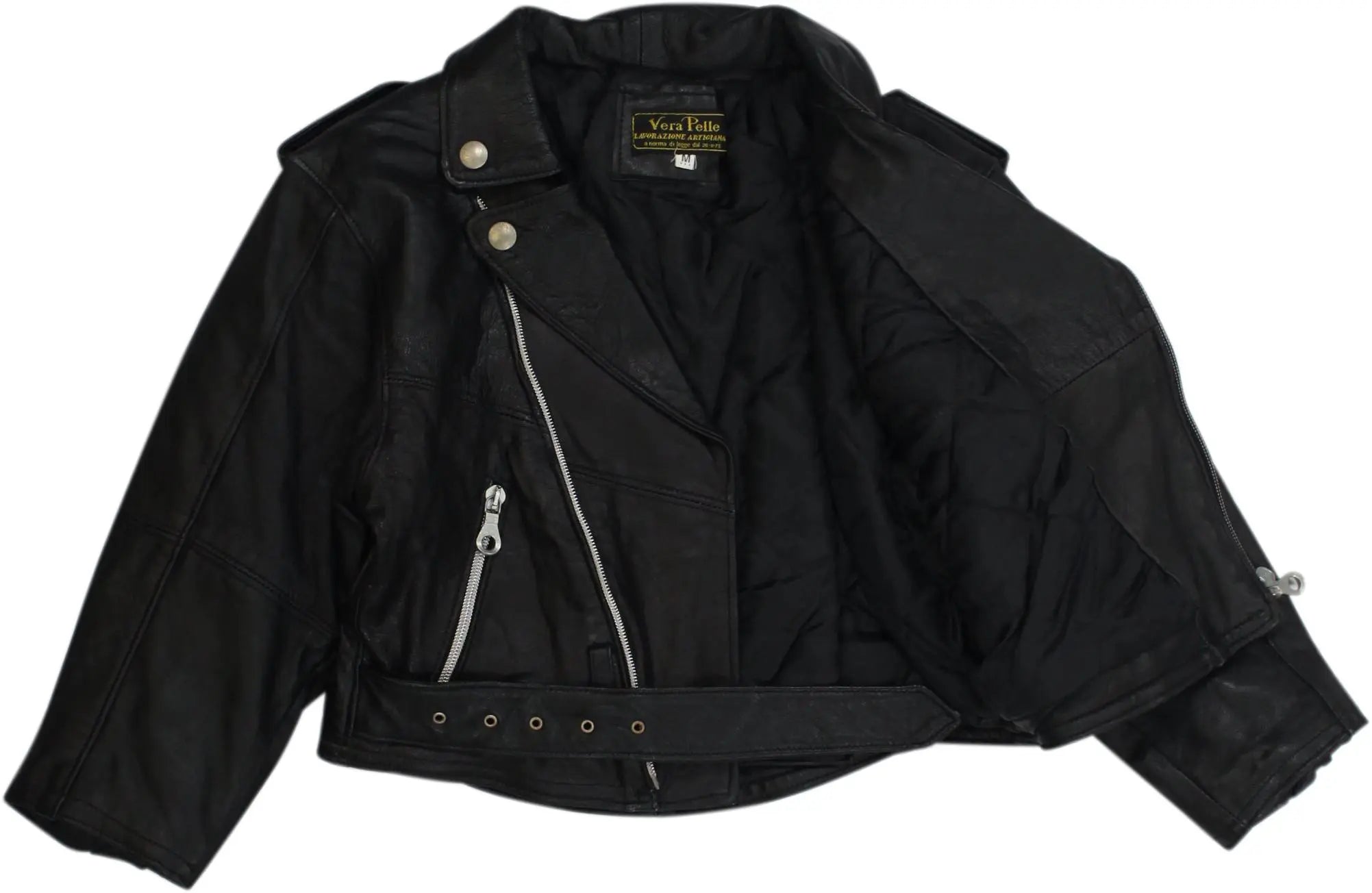 unknown vintage black leather jacket - ジャケット・アウター