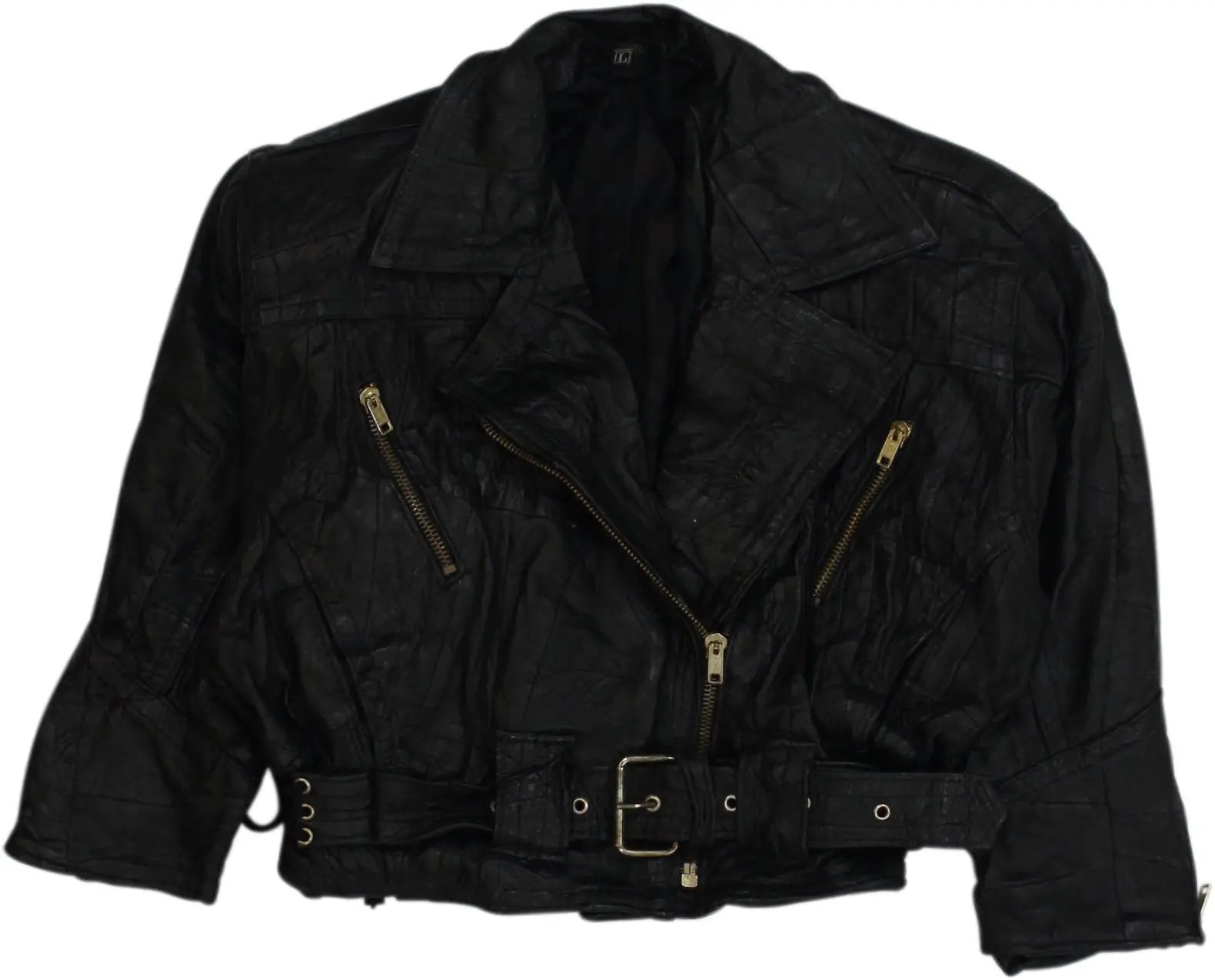 unknown leather riders jacket opium y2k