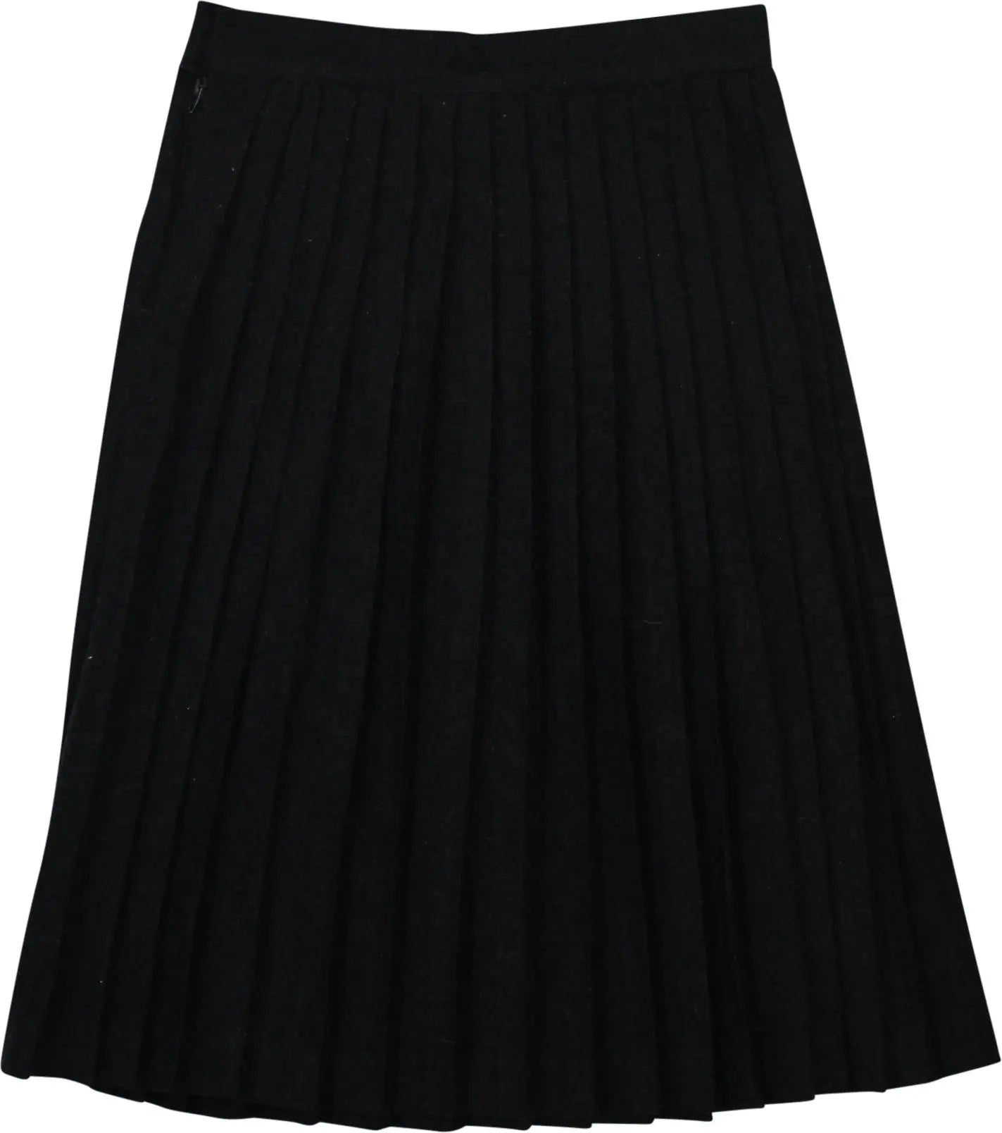 Unknown - Black Pleated Skirt- ThriftTale.com - Vintage and second handclothing