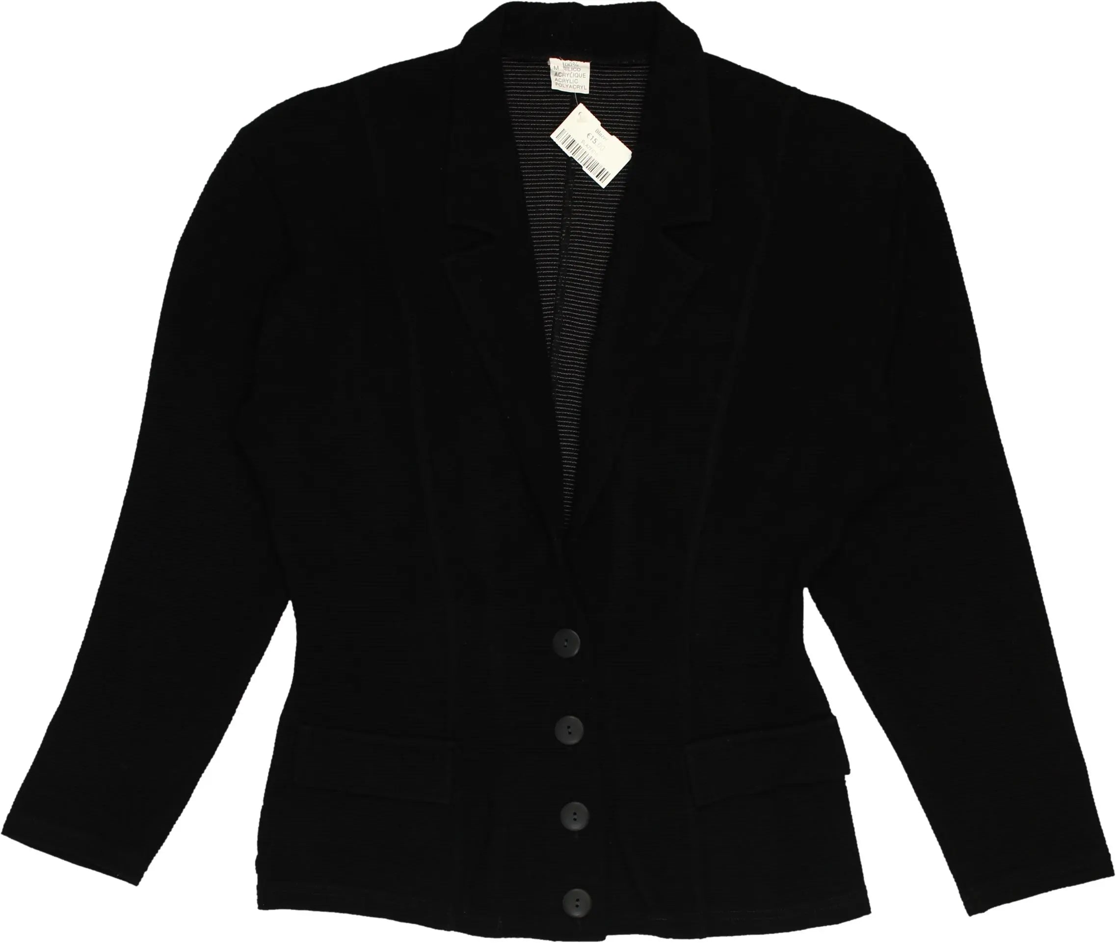 Unknown - Black blazer- ThriftTale.com - Vintage and second handclothing