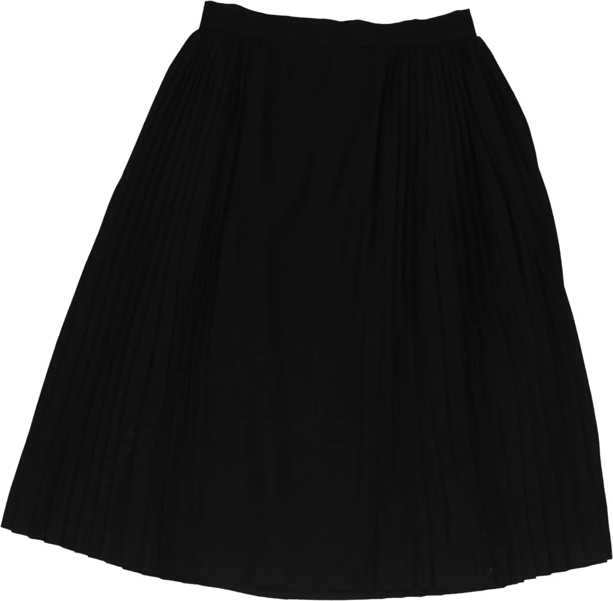 Unknown - Black pleated skirt- ThriftTale.com - Vintage and second handclothing