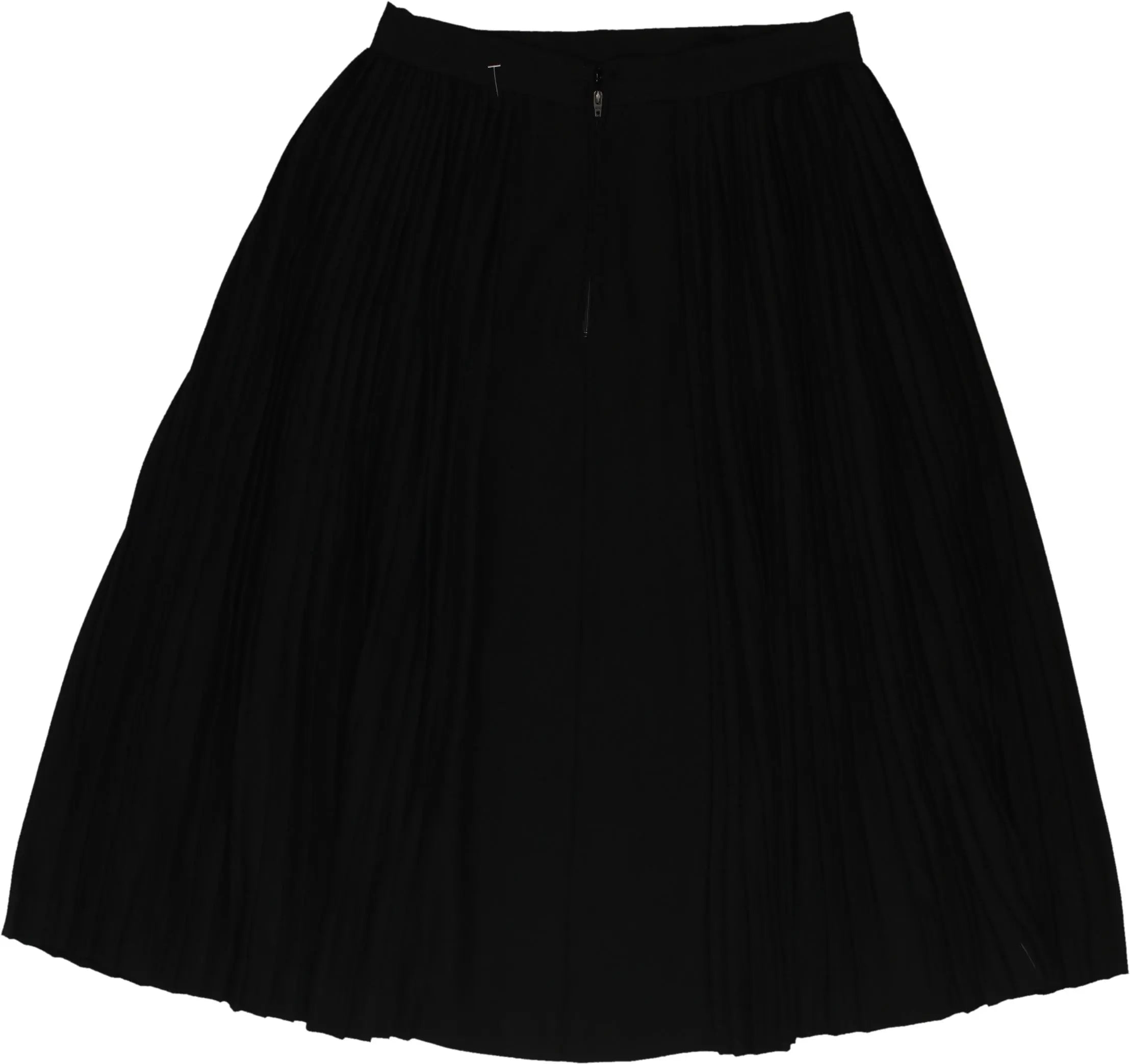 Unknown - Black pleated skirt- ThriftTale.com - Vintage and second handclothing