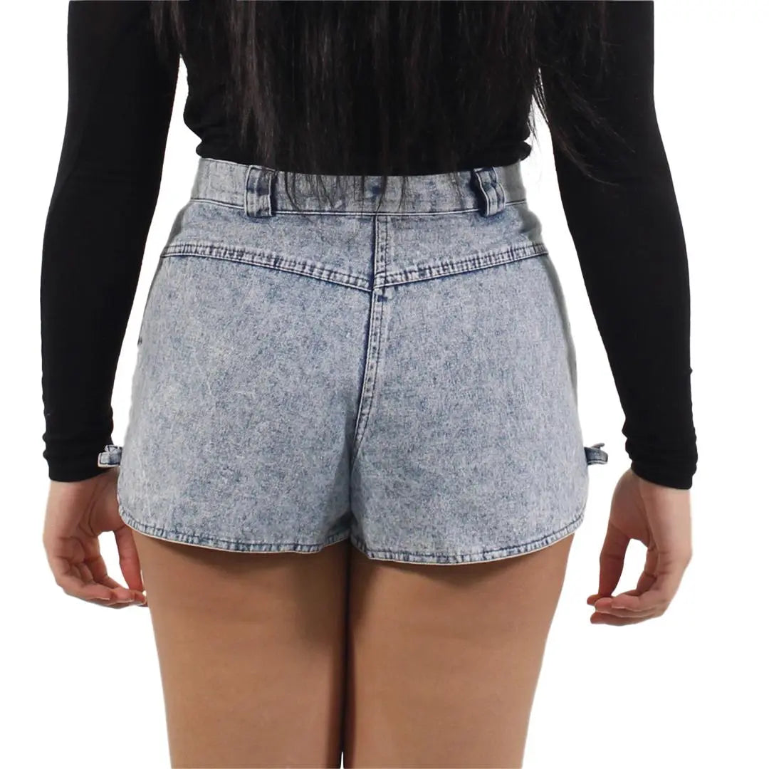 Unknown - Blue Denim Shorts- ThriftTale.com - Vintage and second handclothing