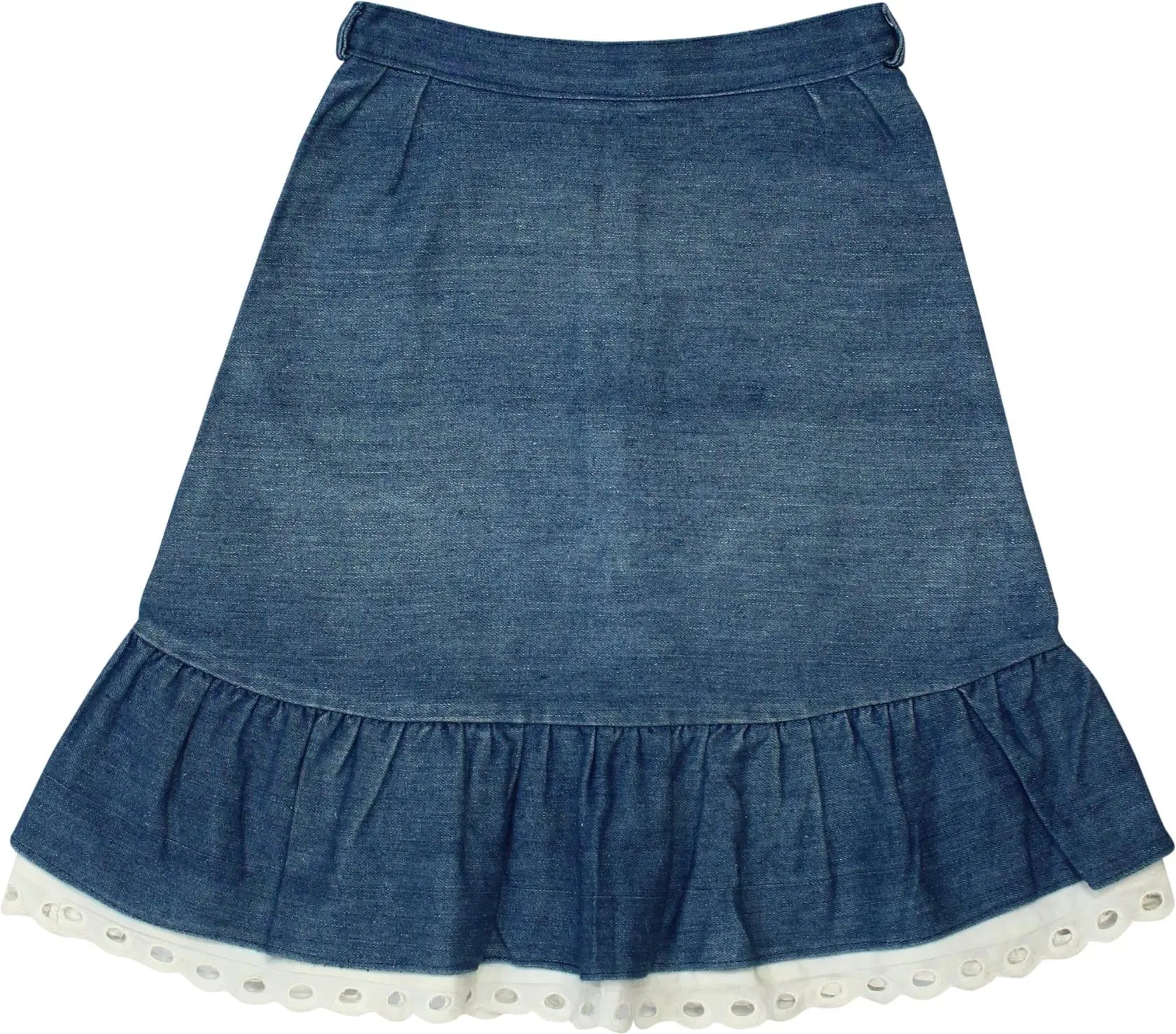 Unknown - Blue Denim Skirt- ThriftTale.com - Vintage and second handclothing