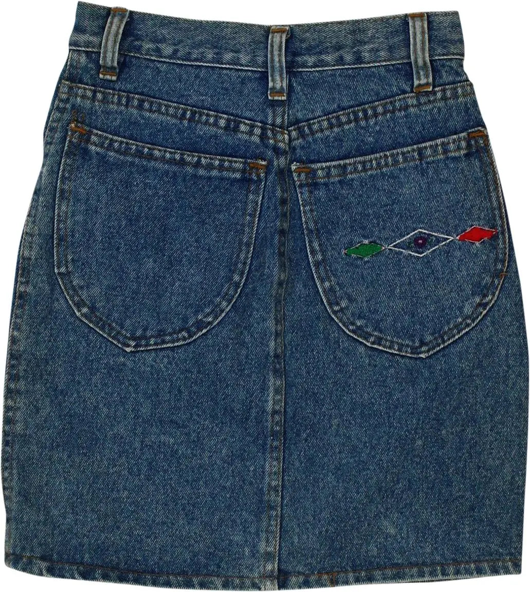 Unknown - Blue Denim Skirt- ThriftTale.com - Vintage and second handclothing