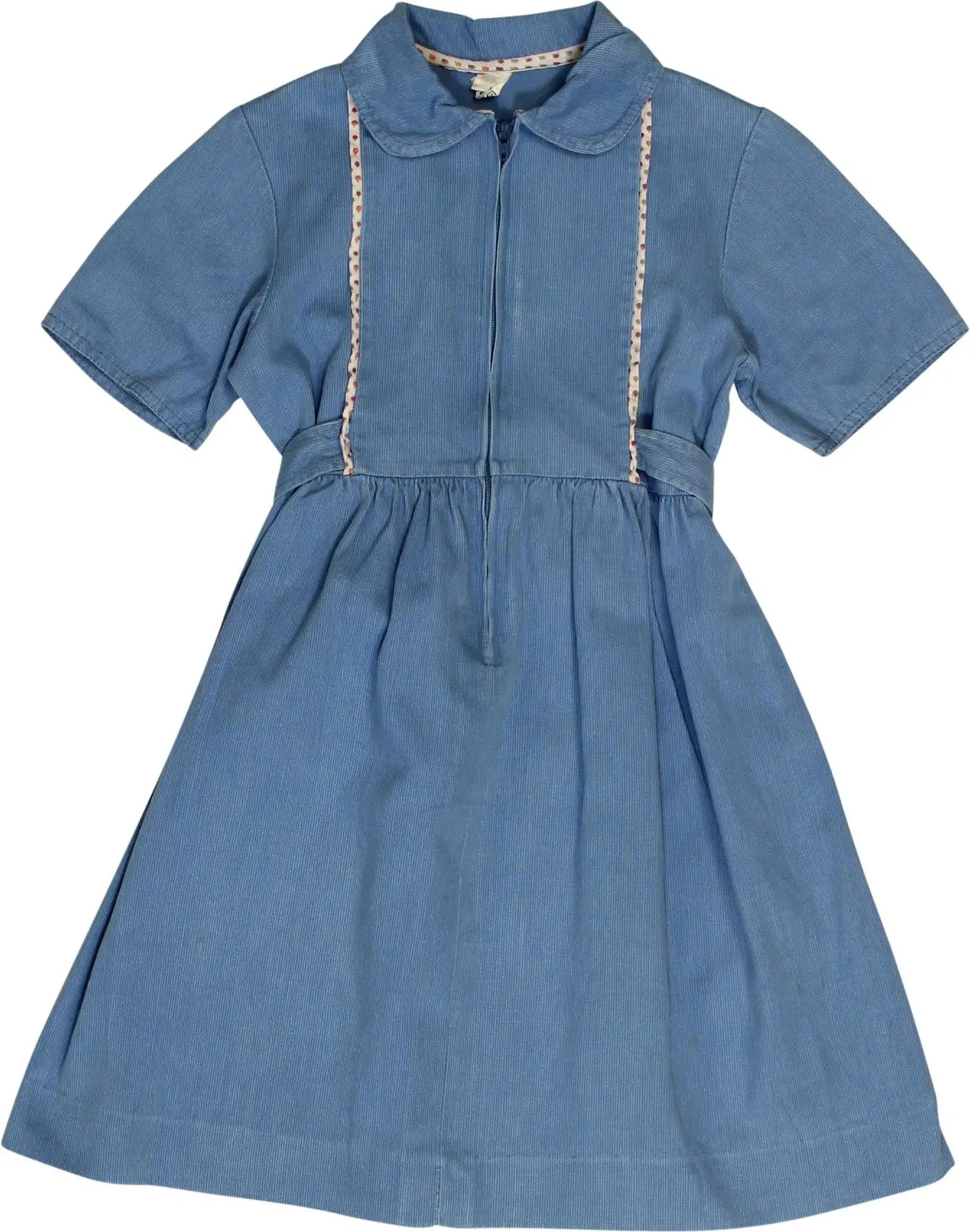 Unknown - Blue Dress- ThriftTale.com - Vintage and second handclothing