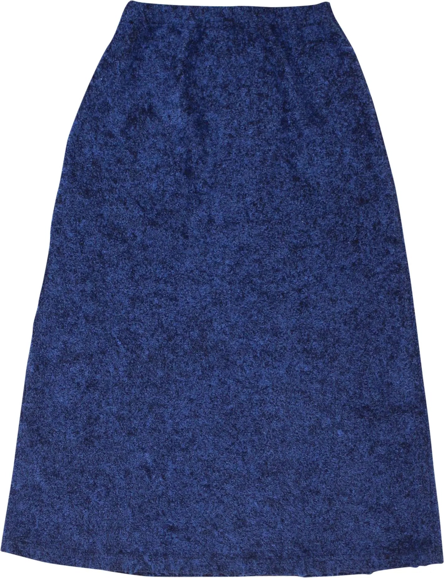 Unknown - Blue Fuzzy Skirt- ThriftTale.com - Vintage and second handclothing