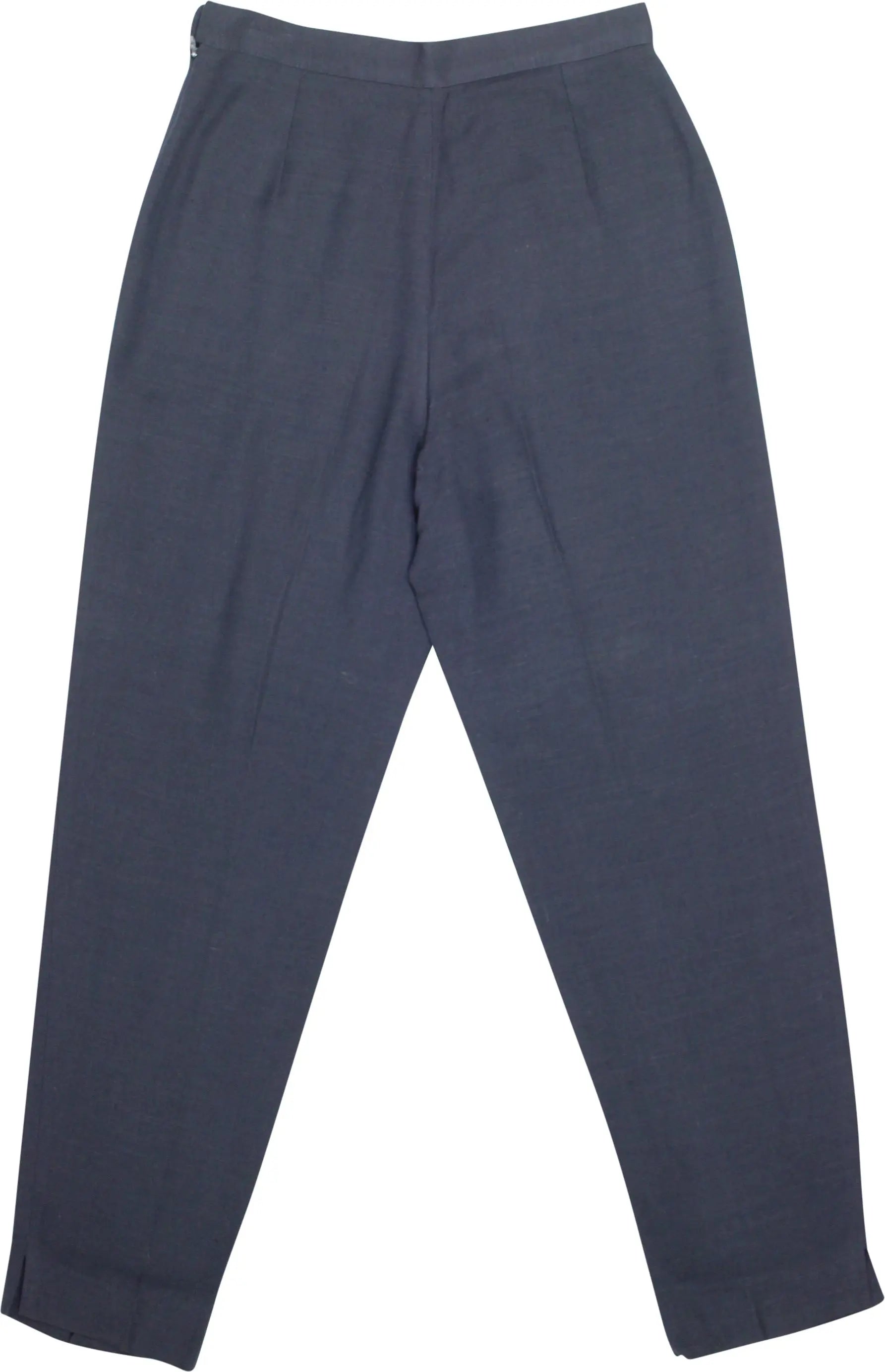 Unknown - Blue Linen Pants- ThriftTale.com - Vintage and second handclothing