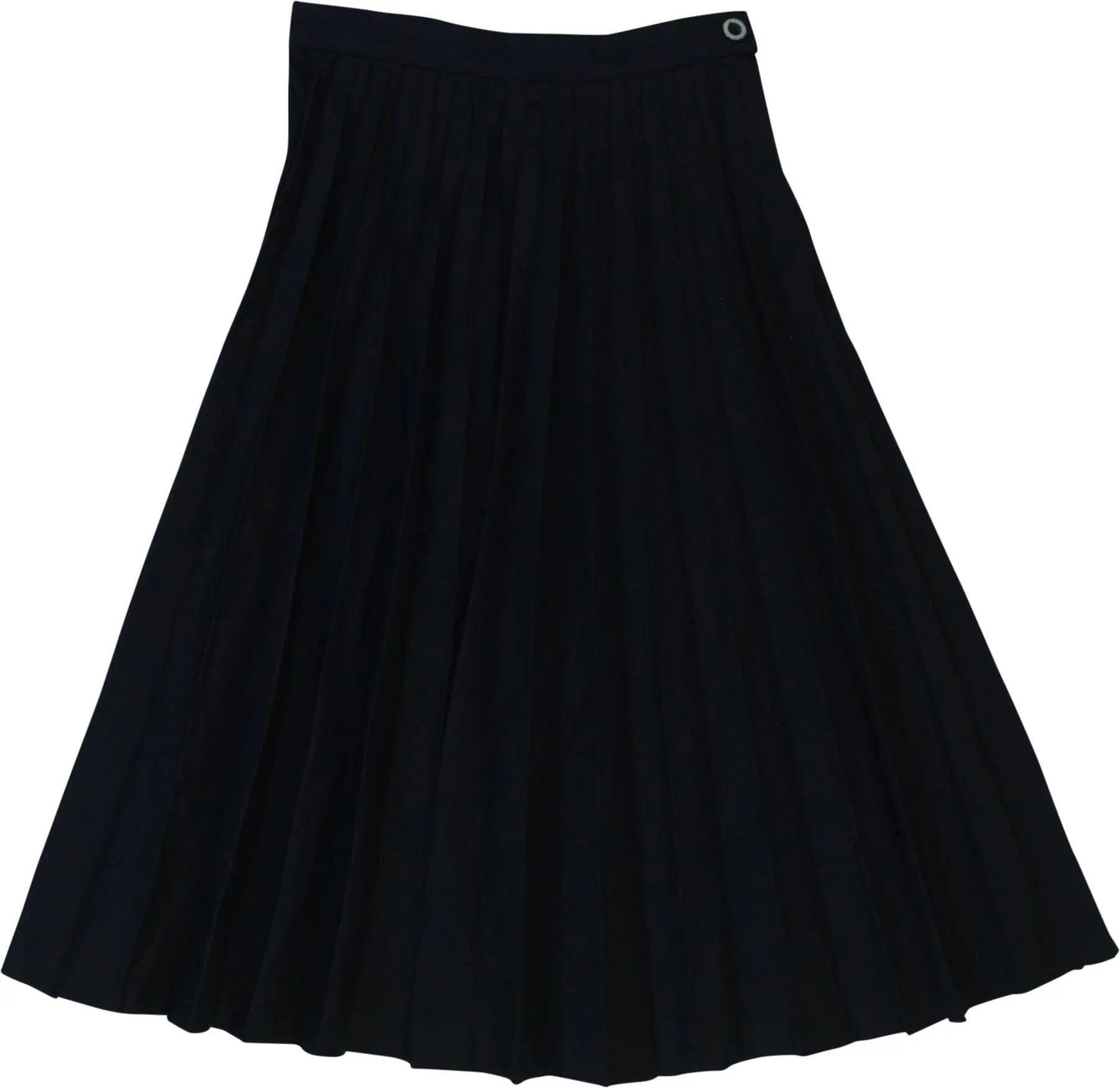 Unknown - Blue Pleated Skirt- ThriftTale.com - Vintage and second handclothing